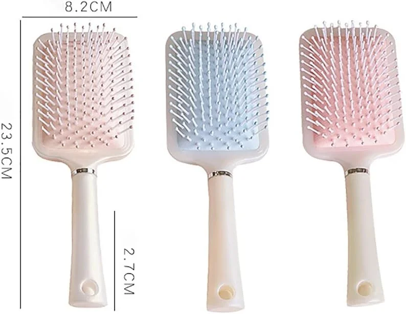 INDER Detangler Hair Brush Exclusive Ultra-Soft,Anti-Hair Loss Massage Hair Cushion Comb For All Hair Types,For Women and Men (Blue) INDER Detangler Hair Brush Exclusive Ultra-Soft,Anti-Hair Loss Massage Hair Cushion Comb For All Hair Types,For Women and Men (Blue)