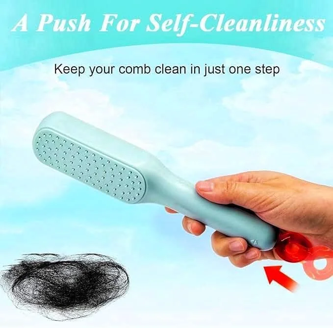 اینفینیتیکس - برس موی خود تمیز شونده REACH FOR THE INFINITY با موهای جمع شونده، شانه ماساژ، ابزار ضد الکتریسیته ساکن تمیز کننده با یک بار کشیدن برای انواع مو اینفینیتیکس - برس موی خود تمیز شونده REACH FOR THE INFINITY با موهای جمع شونده، شانه ماساژ، ابزار ضد الکتریسیته ساکن تمیز کننده با یک بار کشیدن برای انواع مو