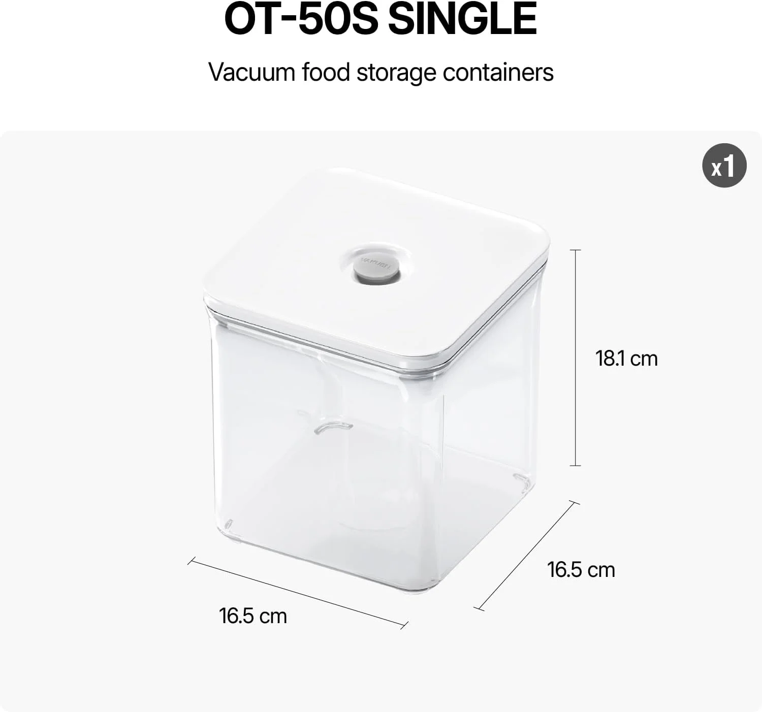 ظروف نگهداری مواد غذایی وکیوم پریمیوم، ست 2 عددی (0.5 لیتری)، درب هوشمند با مهر و موم تک کلیکی، دارای لایه سیلیکونی دوتایی ثبت شده، 100% ضد نشت، فاقد BPA، قابل شستشو در ماشین ظرفشویی، فریزر و مایکروویو