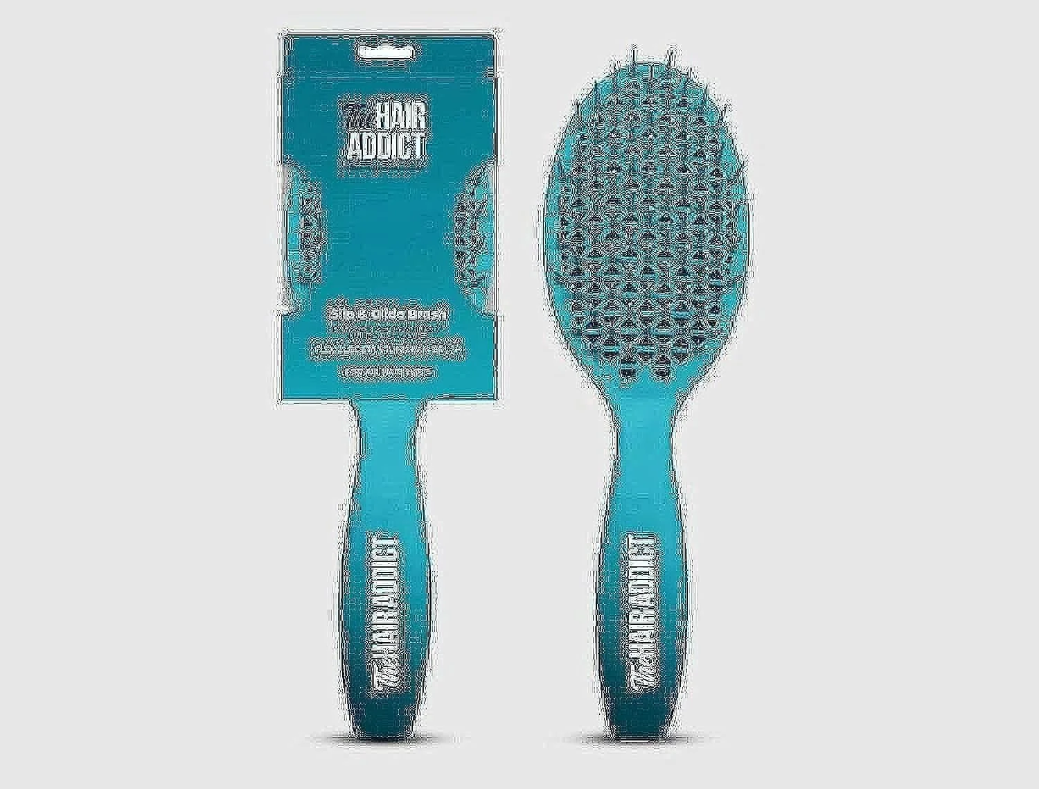 برس مو Slip & Glide از Hair Addict - برس انعطاف پذیر باز کننده گره مو | باز کردن گره مو بدون درد | بدون شکستگی یا موخوره | ایده آل برای موهای فر، ضخیم، خیس و خشک | دندانه های بلند بدون گره | شانه ماساژ مشبک