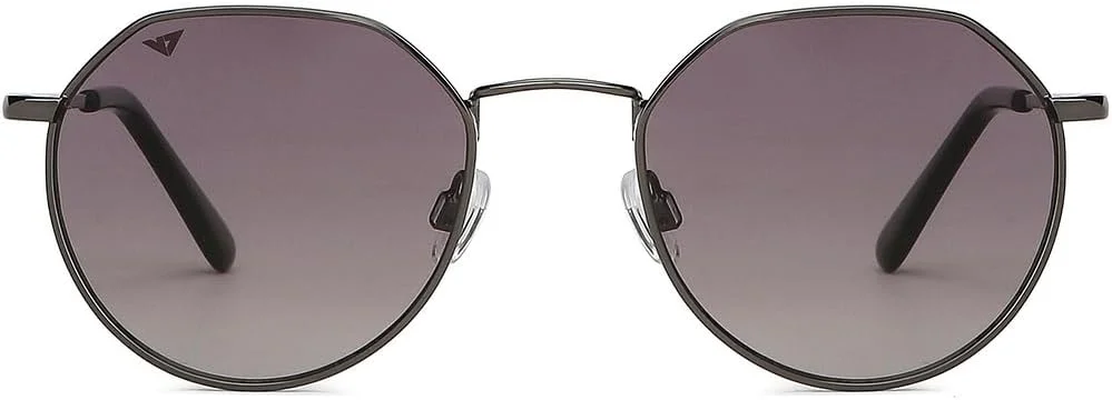 عینک آفتابی شیک و جدید وینسنت چیس بای لنزکارت | تمام فریم شش ضلعی برند | محافظت 100% در برابر اشعه ماوراء بنفش | مردانه و زنانه | کوچک | VC S13984