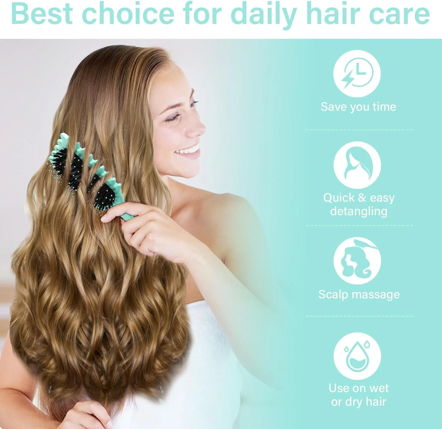 برس فر کننده 71Nmly، برس فر کننده چند منظوره، برس حالت دهنده فر 2024، برس حالت دهنده، برای شانه کردن و حالت دادن به موهای مردانه و زنانه