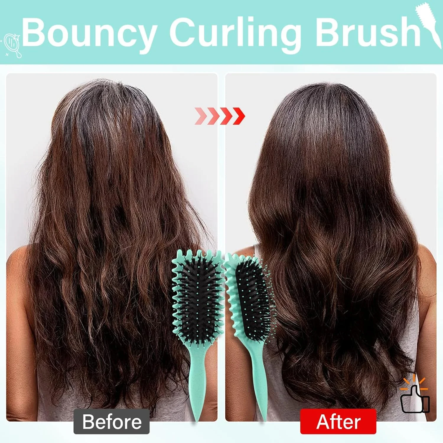 برس فر کننده 71Nmly، برس فر کننده چند منظوره، برس حالت دهنده فر 2024، برس حالت دهنده، برای شانه کردن و حالت دادن به موهای مردانه و زنانه