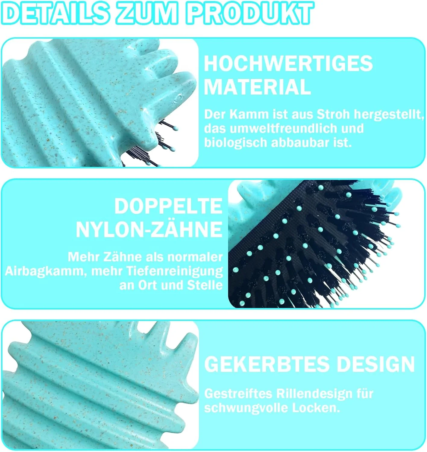 ATSGJLZN بسته 2 عددی برس فر کننده مو، برس موی فر، برس فر کننده پرشی، برس حالت دهنده فر برای آقایان و بانوان، مراقبت از مو