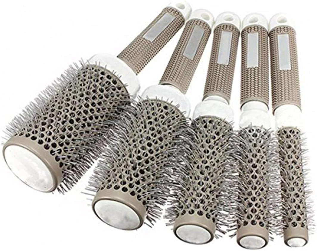 برس موی گرد سرامیکی آیونیک، ابزار فر کردن و حالت دهی مو برای آرایشگاه ها (19mm 25mm 32mm 45mm 53mm)