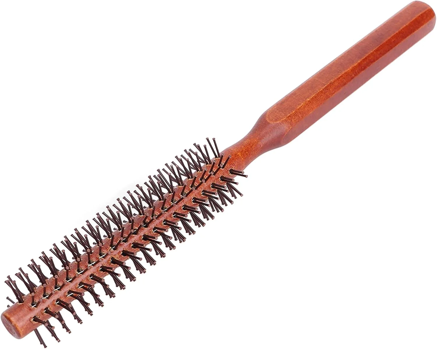 برس مو گرد بایگد، محافظت از مو و کاهش آسیب مو، دسته چوبی با طراحی ارگونومیک برای حالت دادن به مو