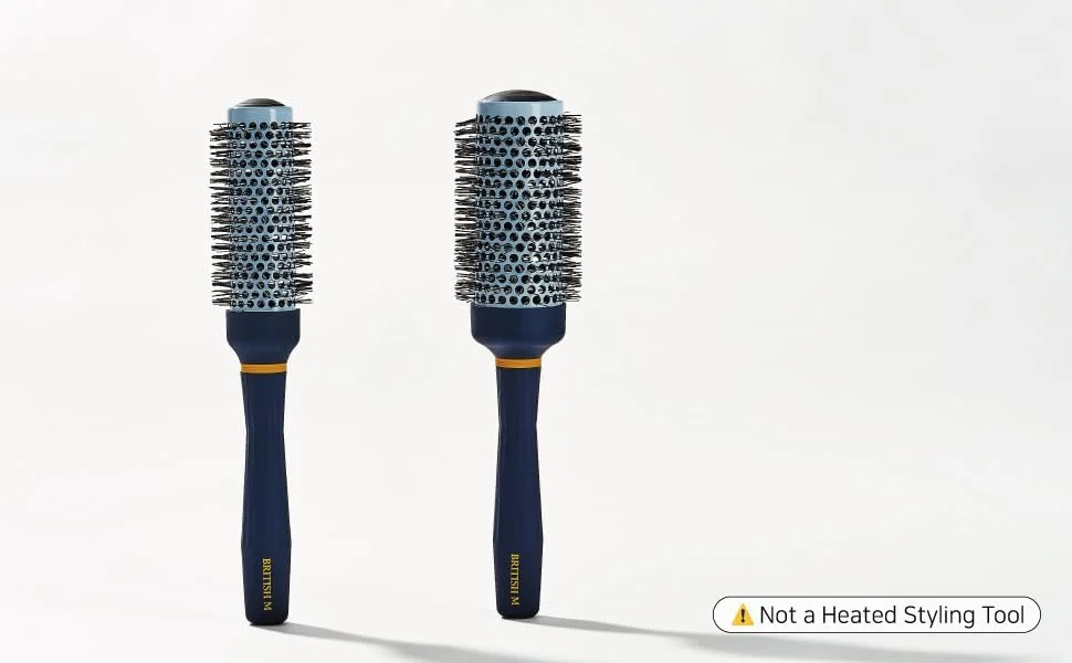 برس سرامیکی فر کننده موی گرم BRITISH M (43 میلی متر)