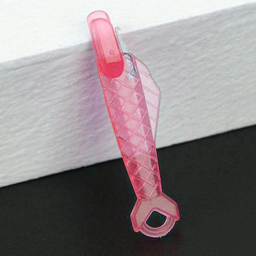 نخ‌کن سوزن چند رنگ 6 عددی مدل ماهی، نخ‌کن سوزن چرخ خیاطی اتوماتیک، سوزن‌انداز برای سوزن چرخ خیاطی دستی، ابزارهای DIY نخ دندان گلدوزی، حلقه سیم پلاستیکی، لوازم خیاطی