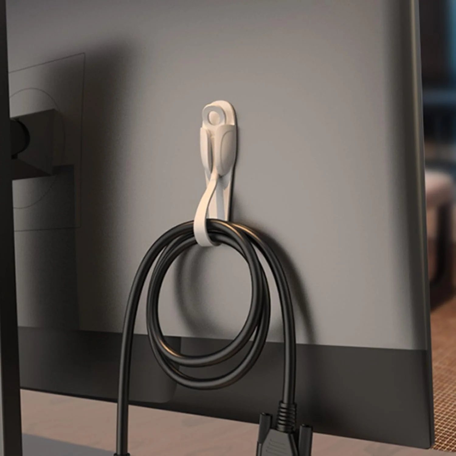 سیم جمع کن چند منظوره سیلیکونی مقاوم، ست 10 عددی لوازم جانبی قابل حمل برای تزئین شومینه و راه پله سیم جمع کن چند منظوره سیلیکونی مقاوم، ست 10 عددی لوازم جانبی قابل حمل برای تزئین شومینه و راه پله