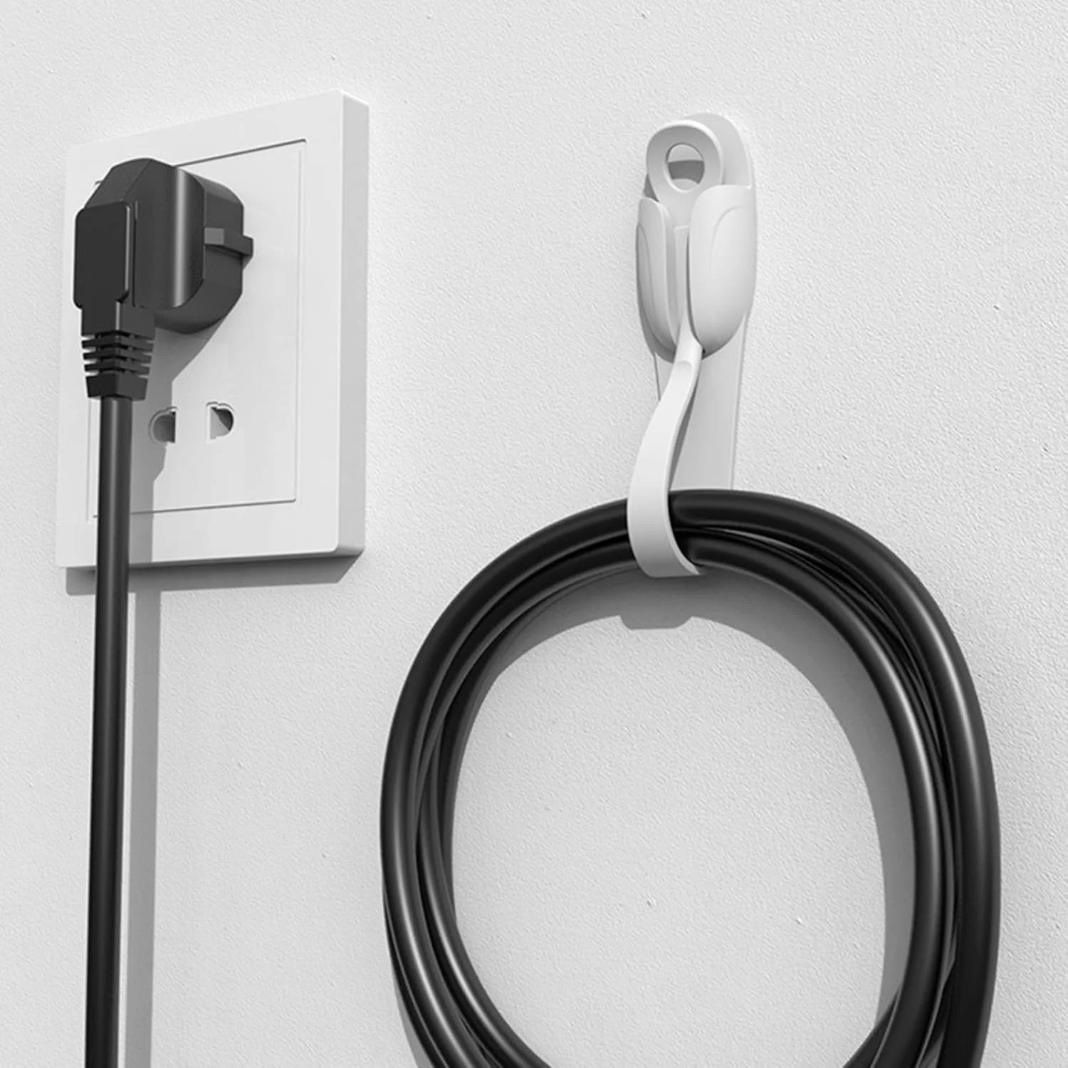 سیم جمع کن چند منظوره سیلیکونی مقاوم، ست 10 عددی لوازم جانبی قابل حمل برای تزئین شومینه و راه پله سیم جمع کن چند منظوره سیلیکونی مقاوم، ست 10 عددی لوازم جانبی قابل حمل برای تزئین شومینه و راه پله