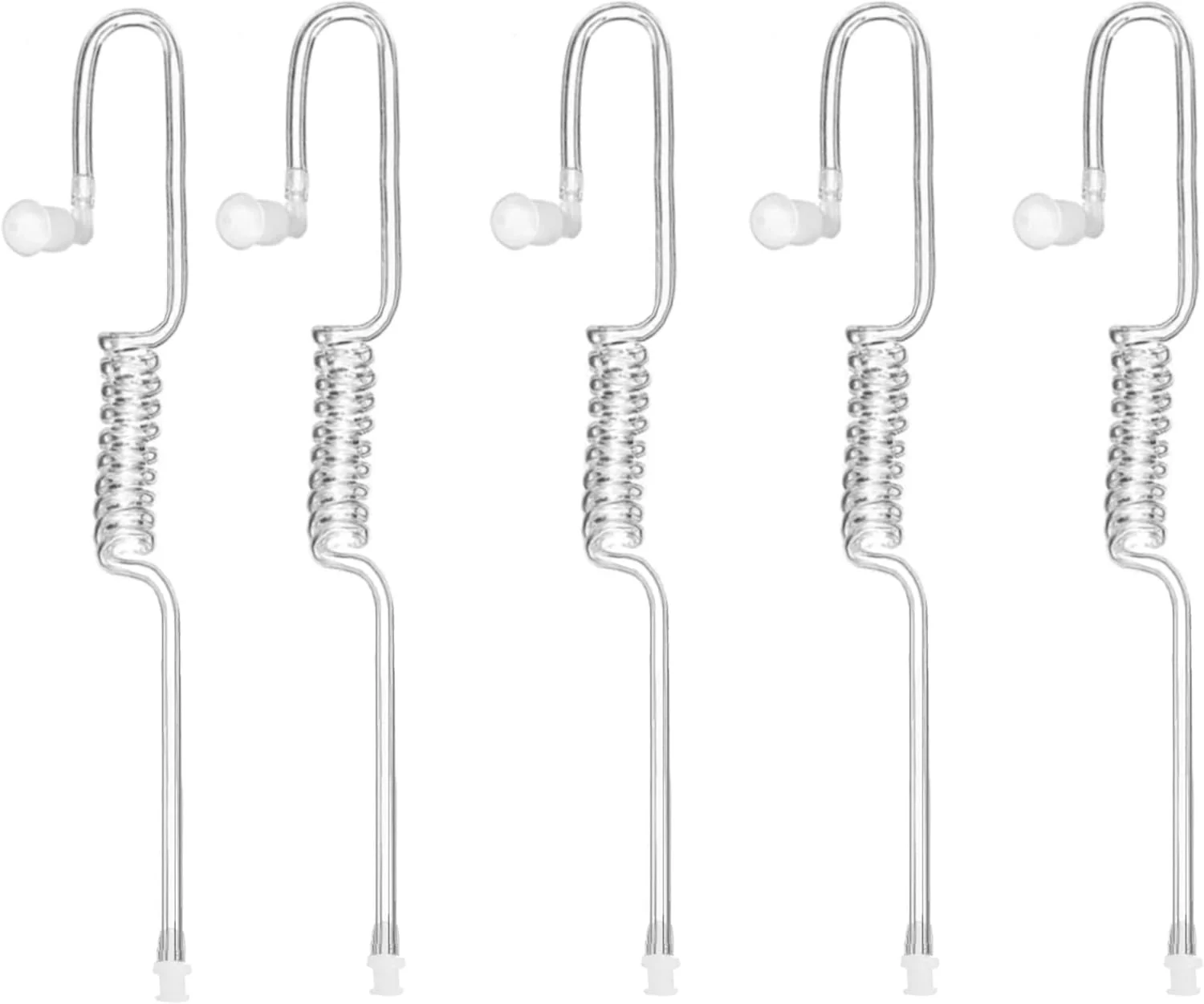 گوشی صوتی لوله ای Dronoval، کیت نظارتی پلیس FBI برای اجرای قانون، امنیت، گوشی مخفی رادیویی برای موتورولا کنوود بائوفنگ واکی تاکی (5 عددی)