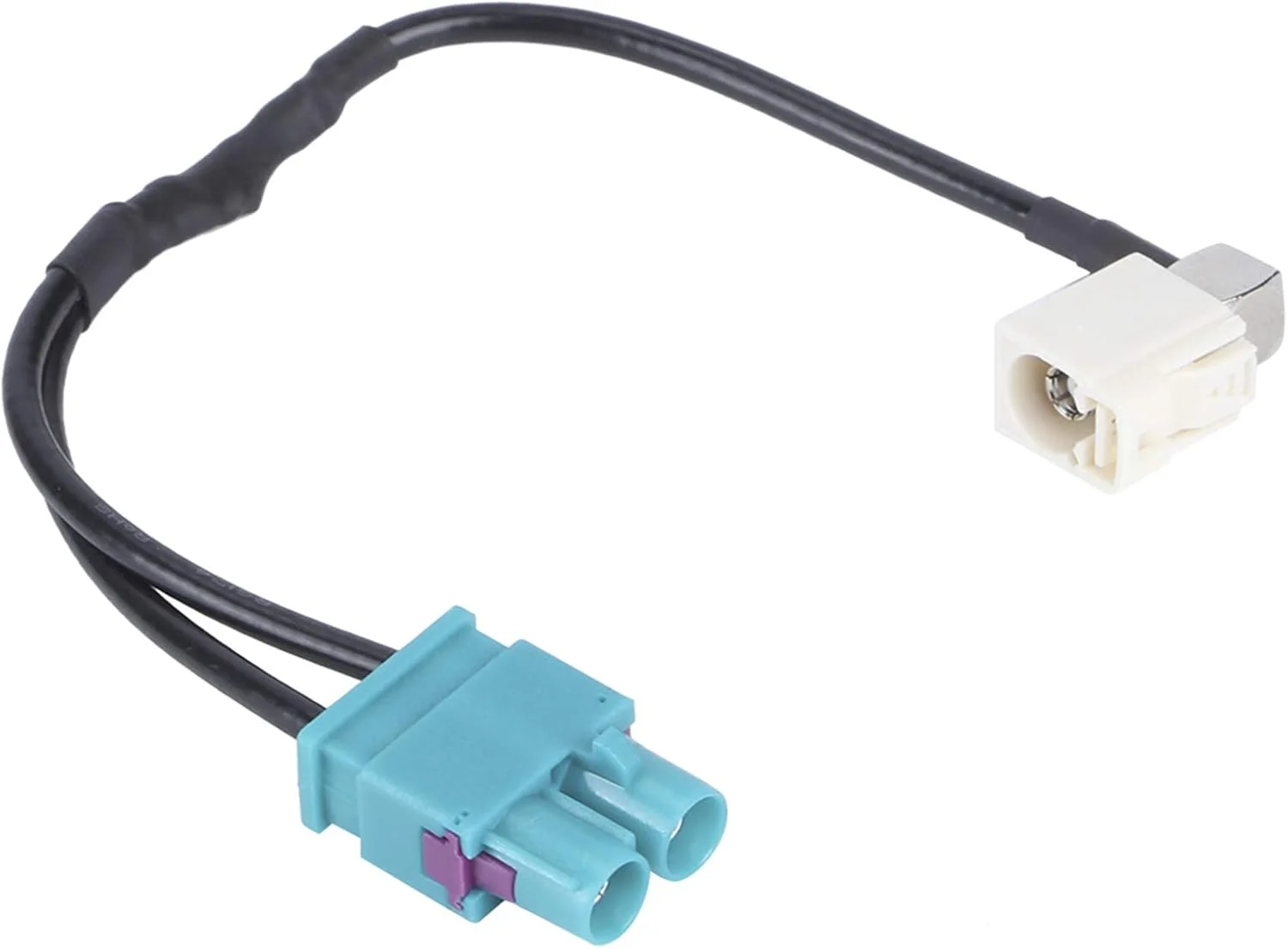 آداپتور آنتن Qiilu rcd330 fakra-2 به 1 MIB رادیویی G FAKRA مناسب برای RCD330G RCD330 RCN210 RCD510 مناسب برای Desay