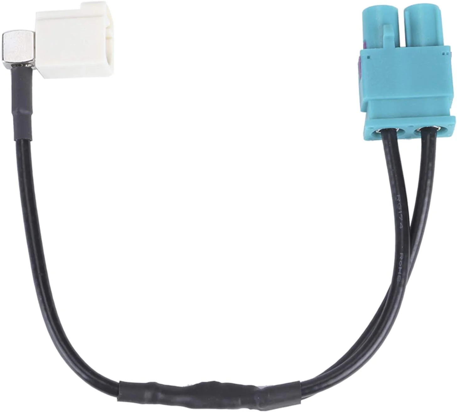 آداپتور آنتن Qiilu rcd330 fakra-2 به 1 MIB رادیویی G FAKRA مناسب برای RCD330G RCD330 RCN210 RCD510 مناسب برای Desay