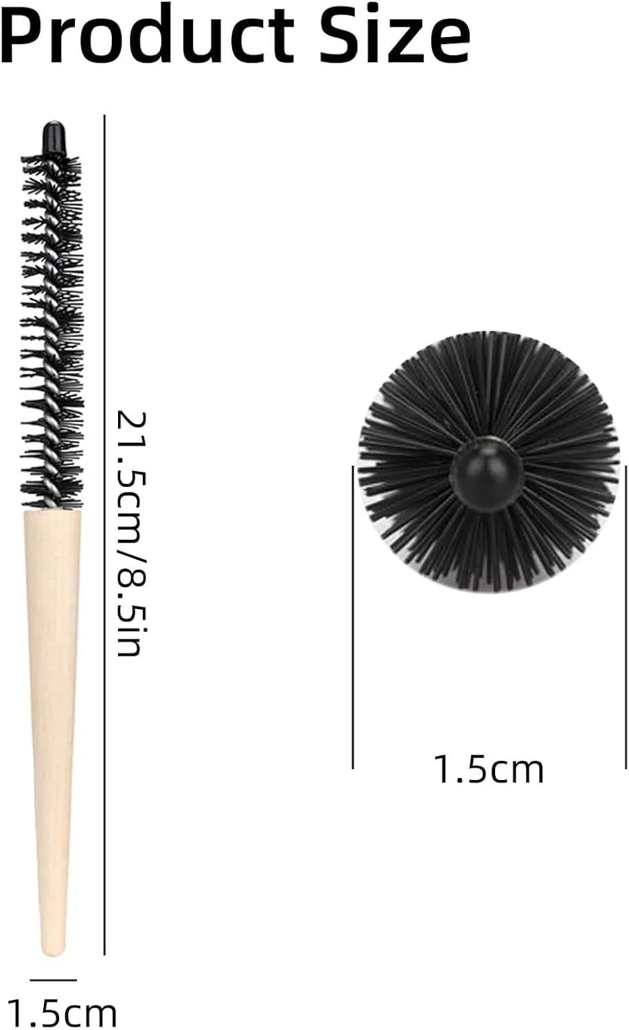 CLKE Small Round Brush for Blow Drying, Round Hair Brush, Mini Quiff Roller Brushes Portable Curling Brush, Small Round Hair Brush, for Curling, Short Hair,Thin Hair CLKE Small Round Brush for Blow Drying, Round Hair Brush, Mini Quiff Roller Brushes Portable Curling Brush, Small Round Hair Brush, for Curling, Short Hair,Thin Hair