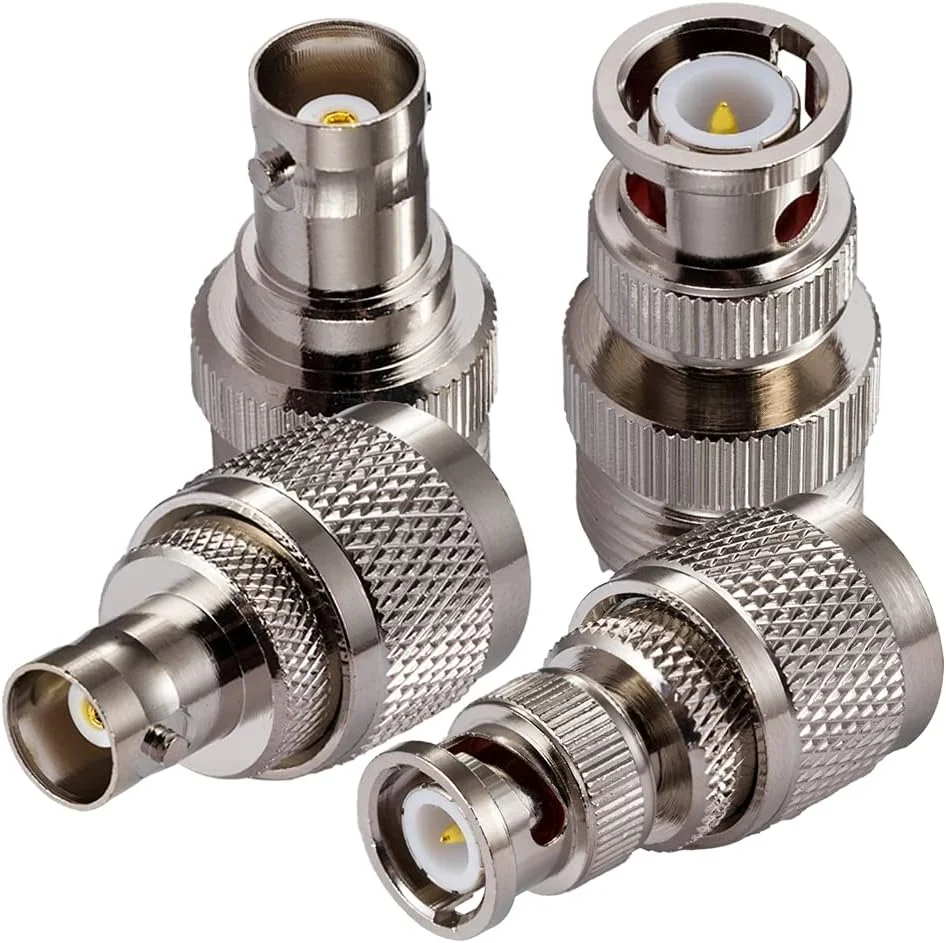 آداپتور رادیویی CB وکیس، کیت 4 عددی آداپتور آنتن SO239 PL259 UHF به BNC برای آنتن CB، رادیو دستی، رادیو دو طرفه، کابل کواکسیال SO 239