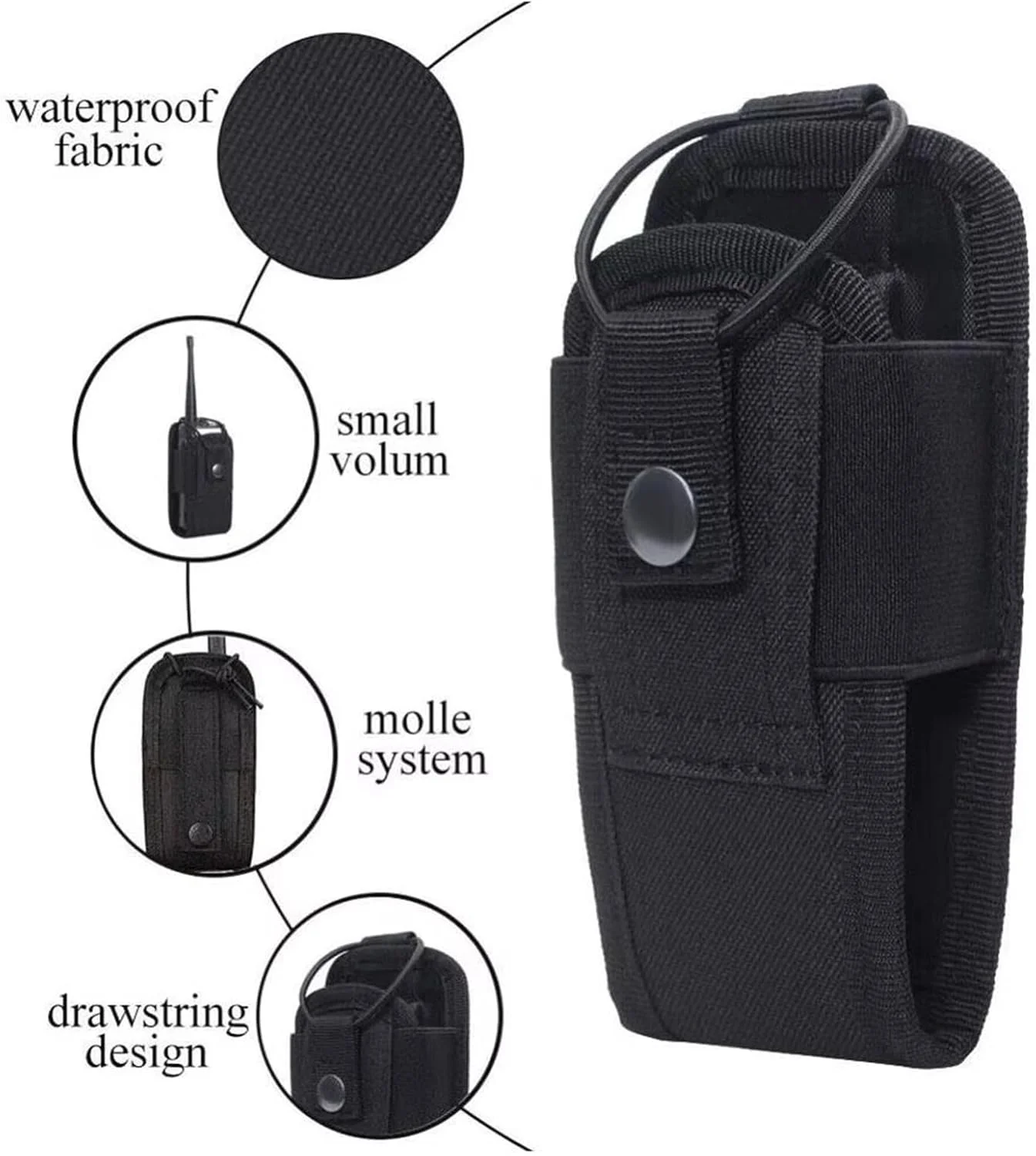 کیف رادیو واکی تاکی TMRBBesty، کیف واکی تاکی، کیف محافظ رادیو واکی تاکی، کاور محافظ برای واکی تاکی، جلد رادیو واکی تاکی، نگهدارنده رادیو برای کمربند