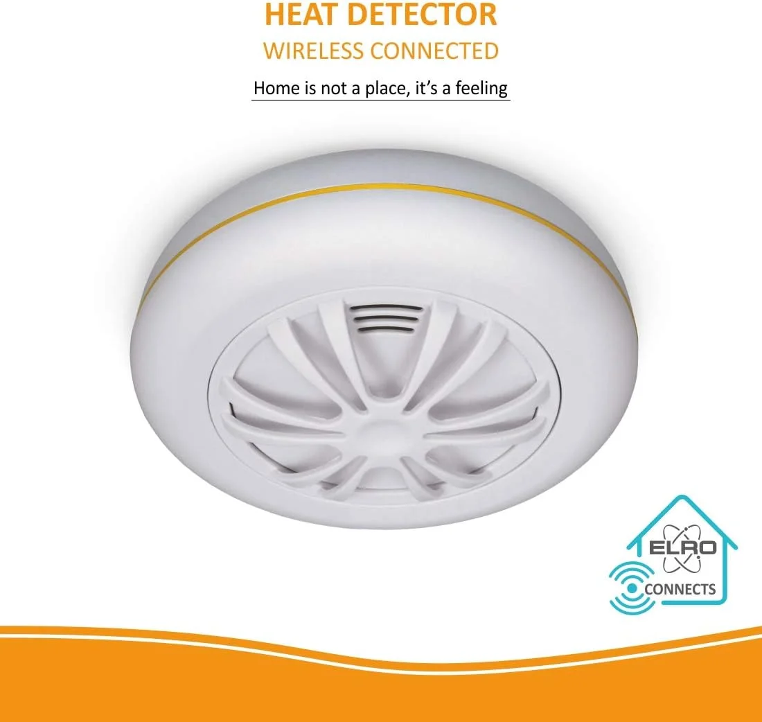 آشکارساز حرارتی بی سیم ELRO Connects FH3801R، 1 عدد آشکارساز حرارتی بی سیم ELRO Connects FH3801R، 1 عدد