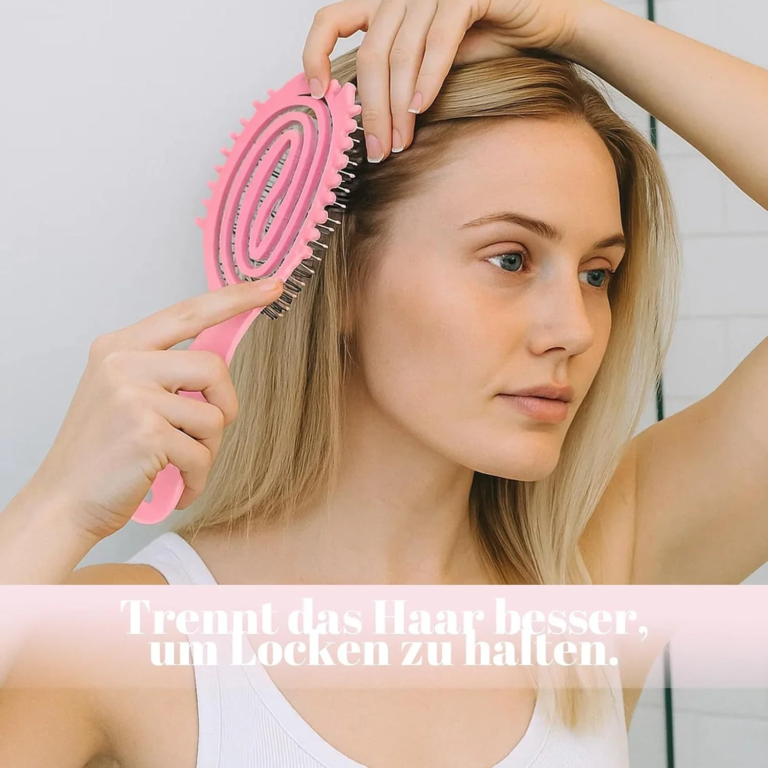 Curl Brush, 2-Piece Curl Brush Set, Brush for Curls and Curling Comb, Ideal for Curly Hair, Curling Brush for Natural Curls and Curly Hair Brush