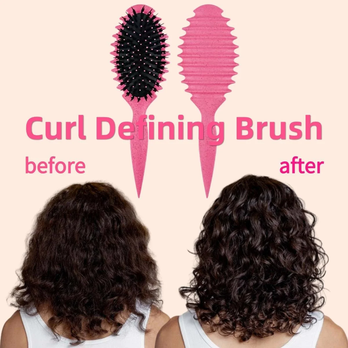 برس موی فر، برس حالت دهنده فر، برس فر کننده مو برای موهای فر خیس، حالت دهی و مشخص کردن فرها برای زنان و مردان برس موی فر، برس حالت دهنده فر، برس فر کننده مو برای موهای فر خیس، حالت دهی و مشخص کردن فرها برای زنان و مردان