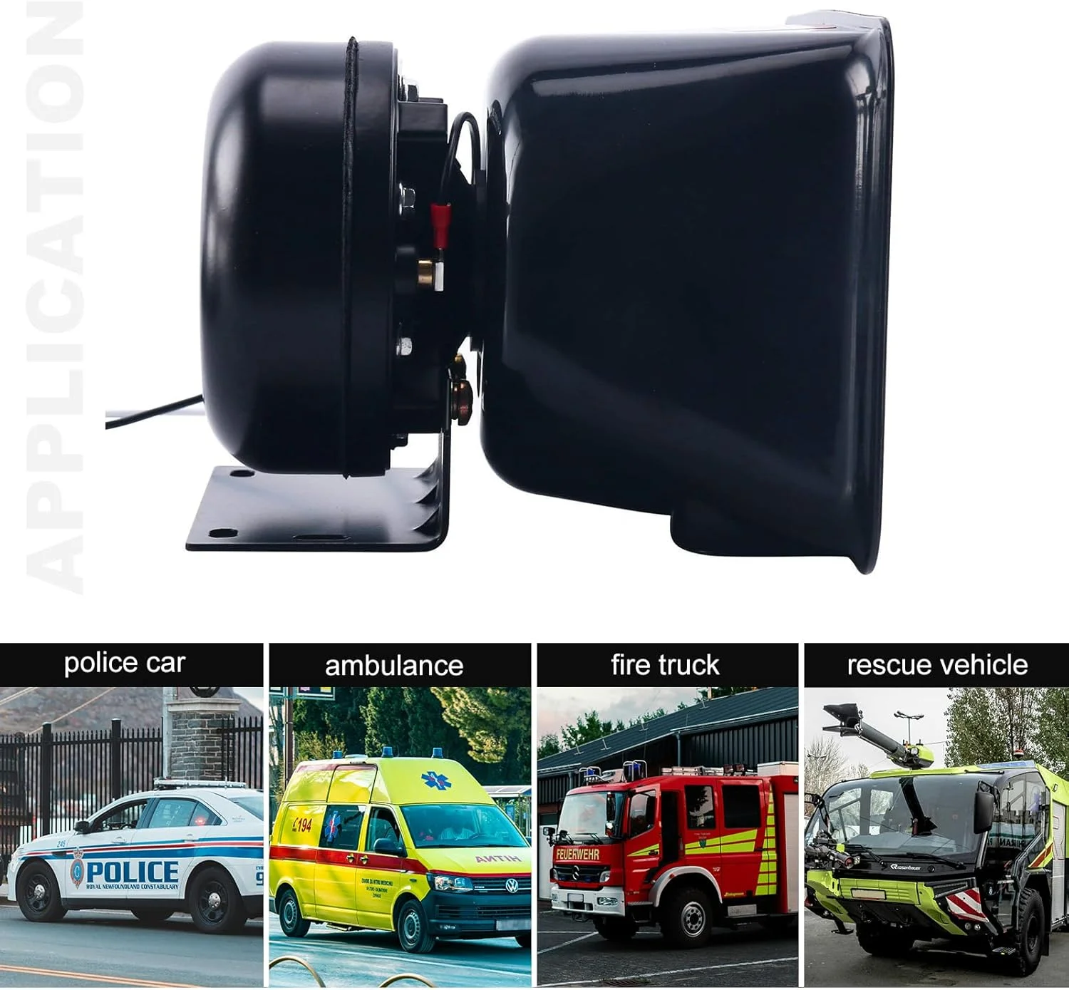 آژیر خطر اضطراری FreeTec با 8 تن صدا، بلندگوی 200 وات، کیت سیستم PA به همراه میکروفون دستی و سوئیچ های کنترل نور برای خودروهای پلیس، آمبولانس و آتش نشانی آژیر خطر اضطراری FreeTec با 8 تن صدا، بلندگوی 200 وات، کیت سیستم PA به همراه میکروفون دستی و سوئیچ های کنترل نور برای خودروهای پلیس، آمبولانس و آتش نشانی