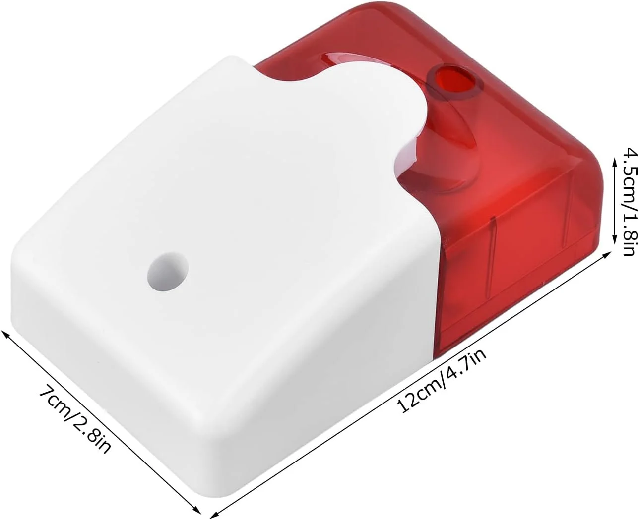 آژیر فلاشر سیمی Folanda، آلارم نور صدا کوچک با حجم قابل تنظیم، DC12V، سیستم آلارم امنیتی خانگی برای ویلا، مزرعه، آسایشگاه، آپارتمان، مغازه، حیاط بیرونی، باغ آژیر فلاشر سیمی Folanda، آلارم نور صدا کوچک با حجم قابل تنظیم، DC12V، سیستم آلارم امنیتی خانگی برای ویلا، مزرعه، آسایشگاه، آپارتمان، مغازه، حیاط بیرونی، باغ