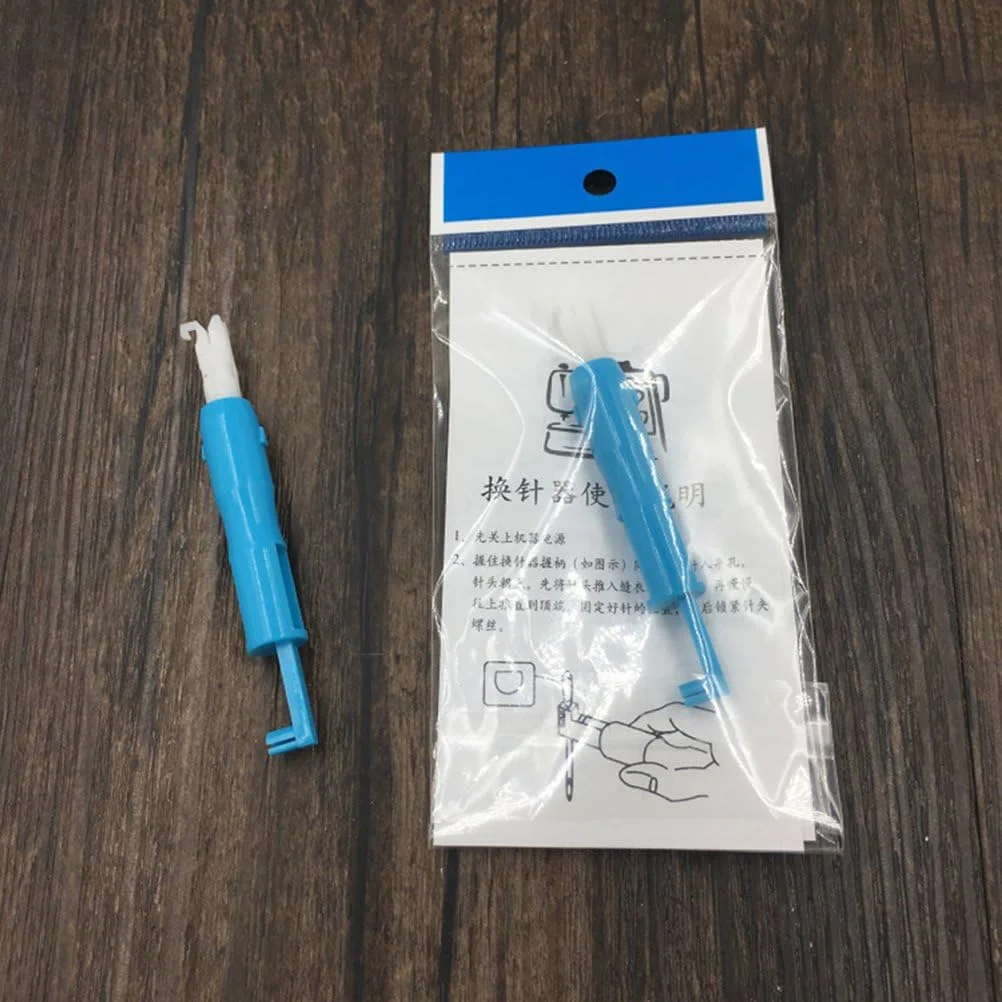 3pcs Needle Threader Threading Aid for Sewing Machine (Blue) 3pcs Needle Threader Threading Aid for Sewing Machine (Blue)