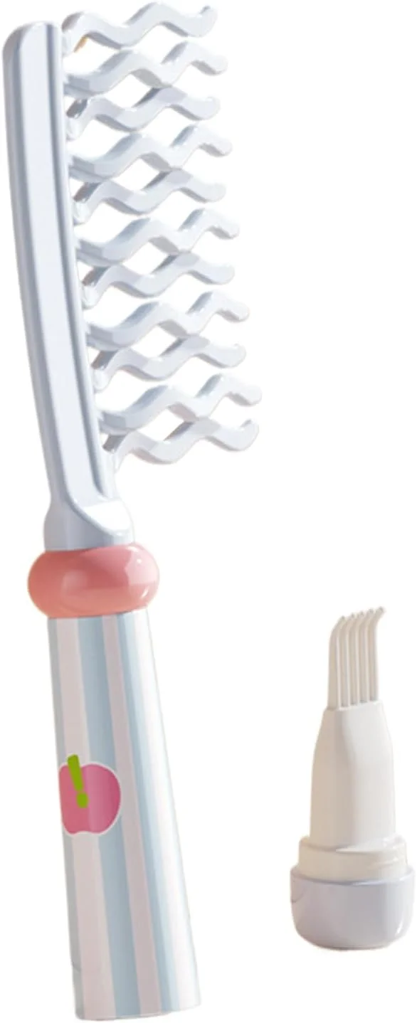 شانه فر کننده مو، شانه دندانه پهن - ابزارهای حالت دهنده مو بزرگ آنتی استاتیک با دسته، برس ابزار ماساژ پوست سر برای حجم دهی موهای فر بلند خشک و مرطوب