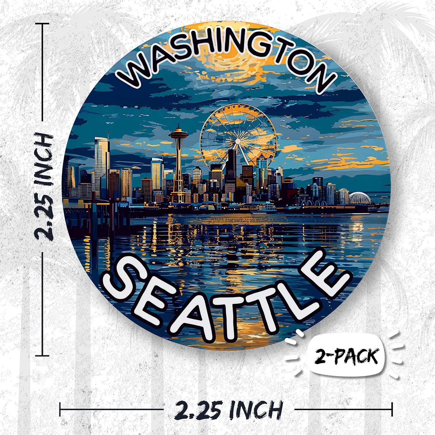 No Thorns Media Seattle Washington ست 2 عددی دکمه های سنجاقی 2.25 اینچی - پین های سرگرم کننده برای لباس، کوله پشتی، کلاه و ژاکت - نشان های یقه کارتونی، یکپارچهسازی با سیستمعامل و پانک، شعارها و پین های مهمانی ID45000 No Thorns Media Seattle Washington ست 2 عددی دکمه های سنجاقی 2.25 اینچی - پین های سرگرم کننده برای لباس، کوله پشتی، کلاه و ژاکت - نشان های یقه کارتونی، یکپارچهسازی با سیستمعامل و پانک، شعارها و پین های مهمانی ID45000