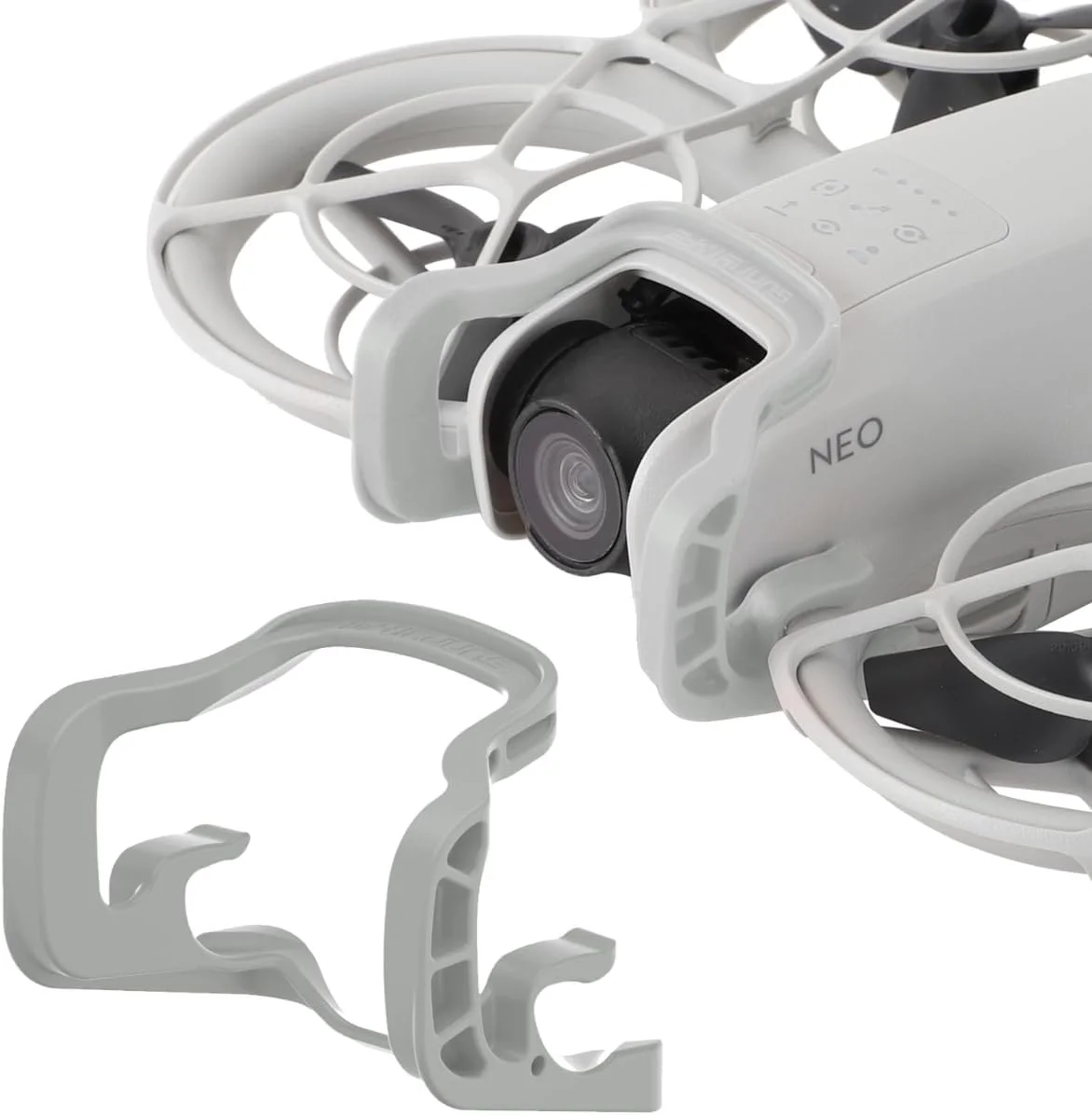 محافظ گیمبال لنز SKEIDO برای DJI NEO، ضد ضربه، ضد خش، محافظت کامل از لنز دوربین، سبک و مقاوم، سازگار با لوازم جانبی DJI Neo (خاکستری)