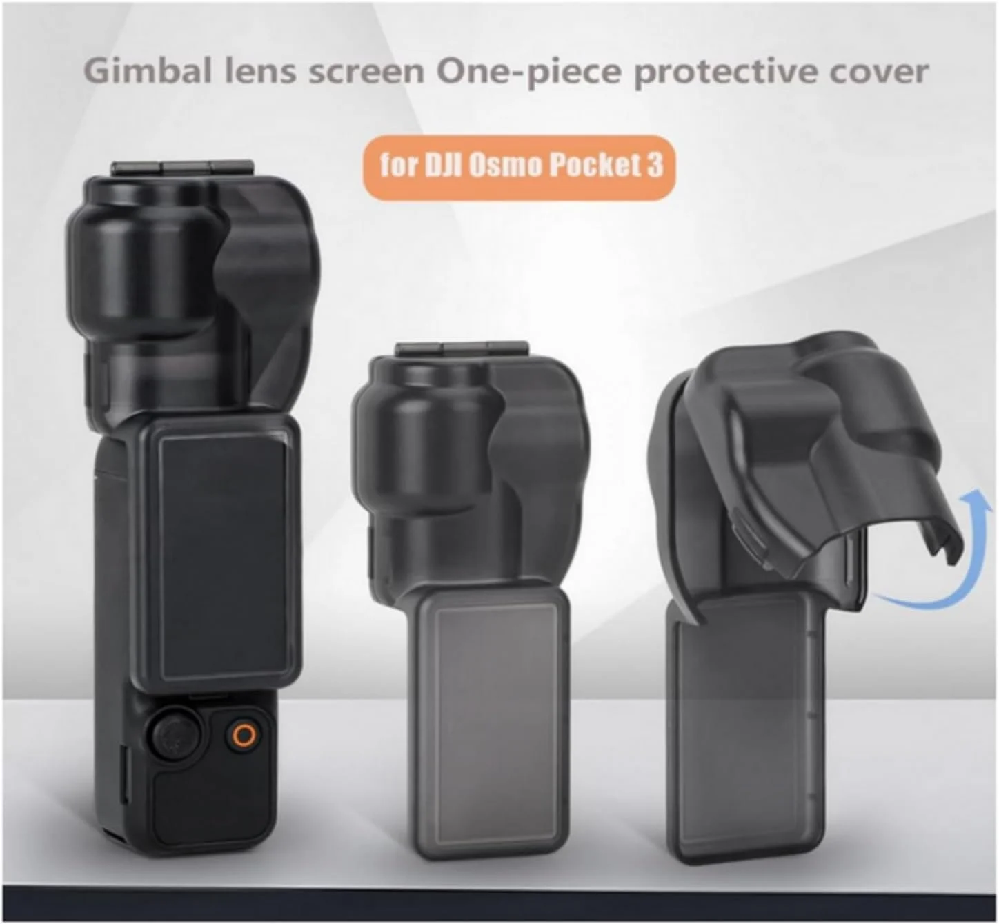 محافظ پلاستیکی دوربین گیمبال DJI Osmo Pocket 3، محافظ کامل بدنه با طراحی توسعه یافته برای لنز و صفحه نمایش، مقاوم در برابر ضربه، ضد خش و ضد گرد و غبار - مشکی محافظ پلاستیکی دوربین گیمبال DJI Osmo Pocket 3، محافظ کامل بدنه با طراحی توسعه یافته برای لنز و صفحه نمایش، مقاوم در برابر ضربه، ضد خش و ضد گرد و غبار - مشکی