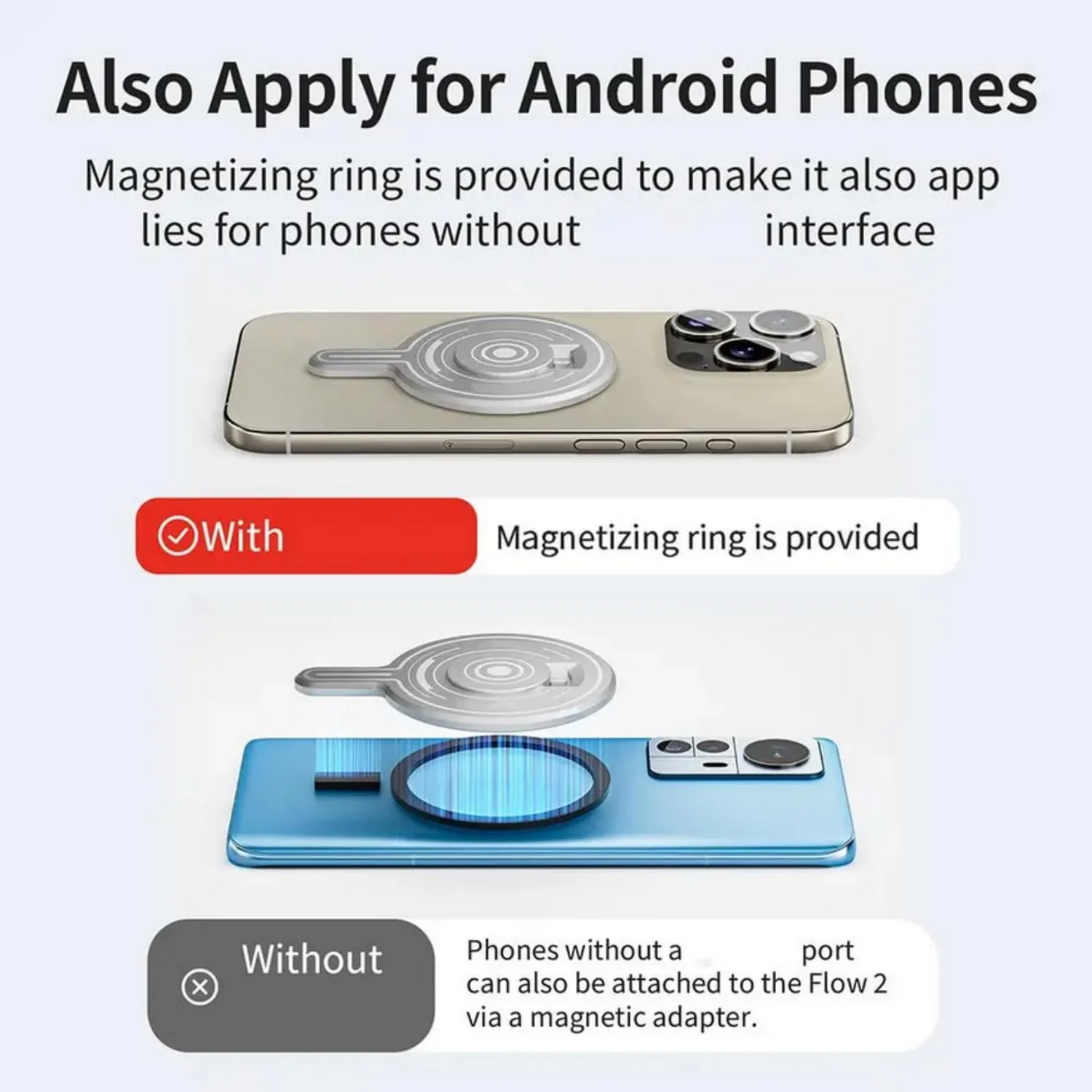 ماژول مغناطیسی SKEIDO برای Insta360 Flow 2 Pro، آداپتور آلیاژ آلومینیوم با رهاسازی سریع برای تثبیت کننده دستی، سبک وزن با آهنربای قوی، خاکستری (4.2 میلی متر، 30 گرم) ماژول مغناطیسی SKEIDO برای Insta360 Flow 2 Pro، آداپتور آلیاژ آلومینیوم با رهاسازی سریع برای تثبیت کننده دستی، سبک وزن با آهنربای قوی، خاکستری (4.2 میلی متر، 30 گرم)