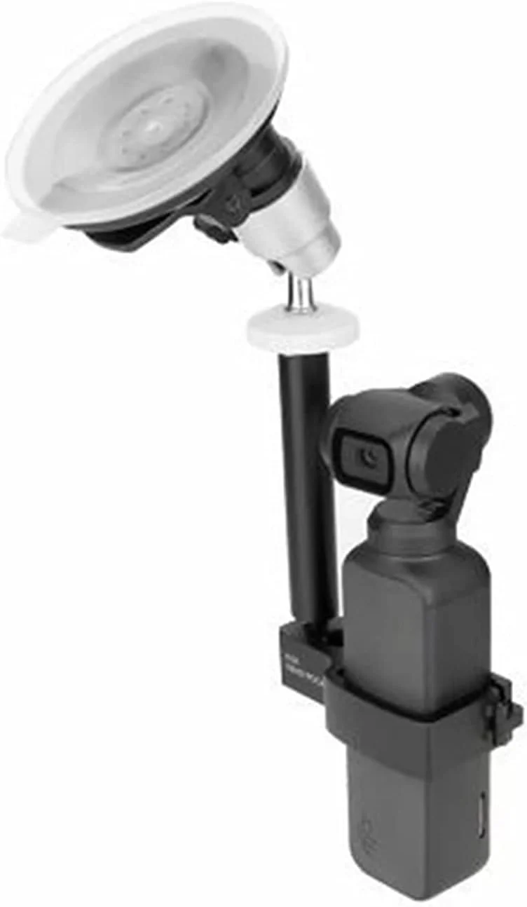پایه نگهدارنده خودرو SKEIDO برای دوربین Osmo Pocket، استابلایزر، گیمبال دستی، براکت، آداپتور نصب با مکنده شیشه خودرو پایه نگهدارنده خودرو SKEIDO برای دوربین Osmo Pocket، استابلایزر، گیمبال دستی، براکت، آداپتور نصب با مکنده شیشه خودرو