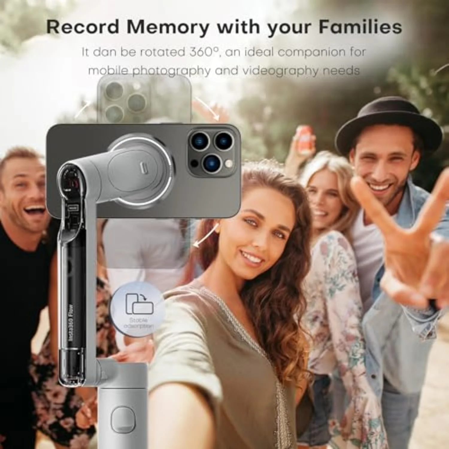 پایه آداپتور مغناطیسی گیمبال SKEIDO برای Insta360 Flow Pro/Flow، آداپتور مغناطیسی آلیاژ آلومینیوم برای Magsafe آیفون، پایه رهاسازی سریع با حلقه مغناطیسی برای گوشی های هوشمند سری اندروید پایه آداپتور مغناطیسی گیمبال SKEIDO برای Insta360 Flow Pro/Flow، آداپتور مغناطیسی آلیاژ آلومینیوم برای Magsafe آیفون، پایه رهاسازی سریع با حلقه مغناطیسی برای گوشی های هوشمند سری اندروید