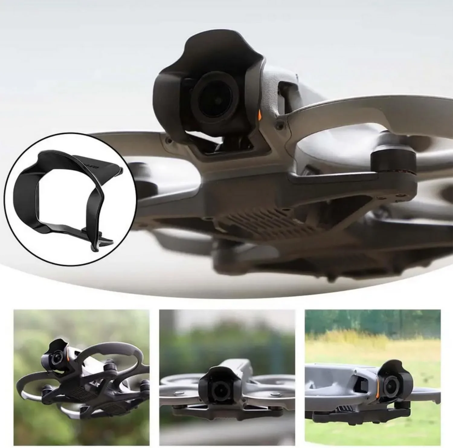 آفتابگیر لنز SKEIDO برای DJI AVATA 2، محافظ گیمبال، ضد تابش نور، پوشش سایه بان لنز، لوازم جانبی پهپاد DJI Avata 2 آفتابگیر لنز SKEIDO برای DJI AVATA 2، محافظ گیمبال، ضد تابش نور، پوشش سایه بان لنز، لوازم جانبی پهپاد DJI Avata 2