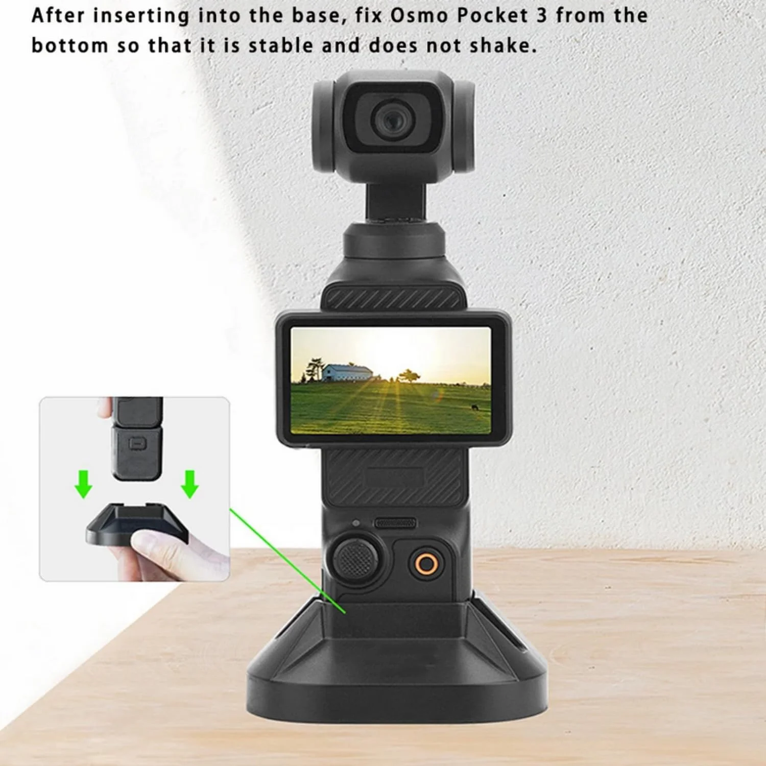 پایه گسترش دهنده میز SKEIDO برای گیمبال دستی DJI Pocket 3، پایه نگهدارنده رومیزی برای لوازم جانبی DJI Osmo Pocket 3 پایه گسترش دهنده میز SKEIDO برای گیمبال دستی DJI Pocket 3، پایه نگهدارنده رومیزی برای لوازم جانبی DJI Osmo Pocket 3