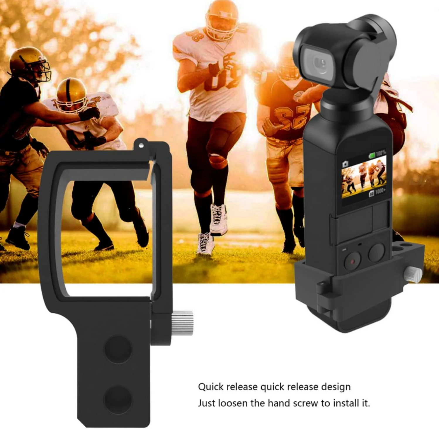 آداپتور توسعه گیمبال دستی SKEIDO سازگار با DJI Pocket 2، نگهدارنده، مبدل، ماژول توسعه، بلوک اتصال برای Osmo Pocket آداپتور توسعه گیمبال دستی SKEIDO سازگار با DJI Pocket 2، نگهدارنده، مبدل، ماژول توسعه، بلوک اتصال برای Osmo Pocket