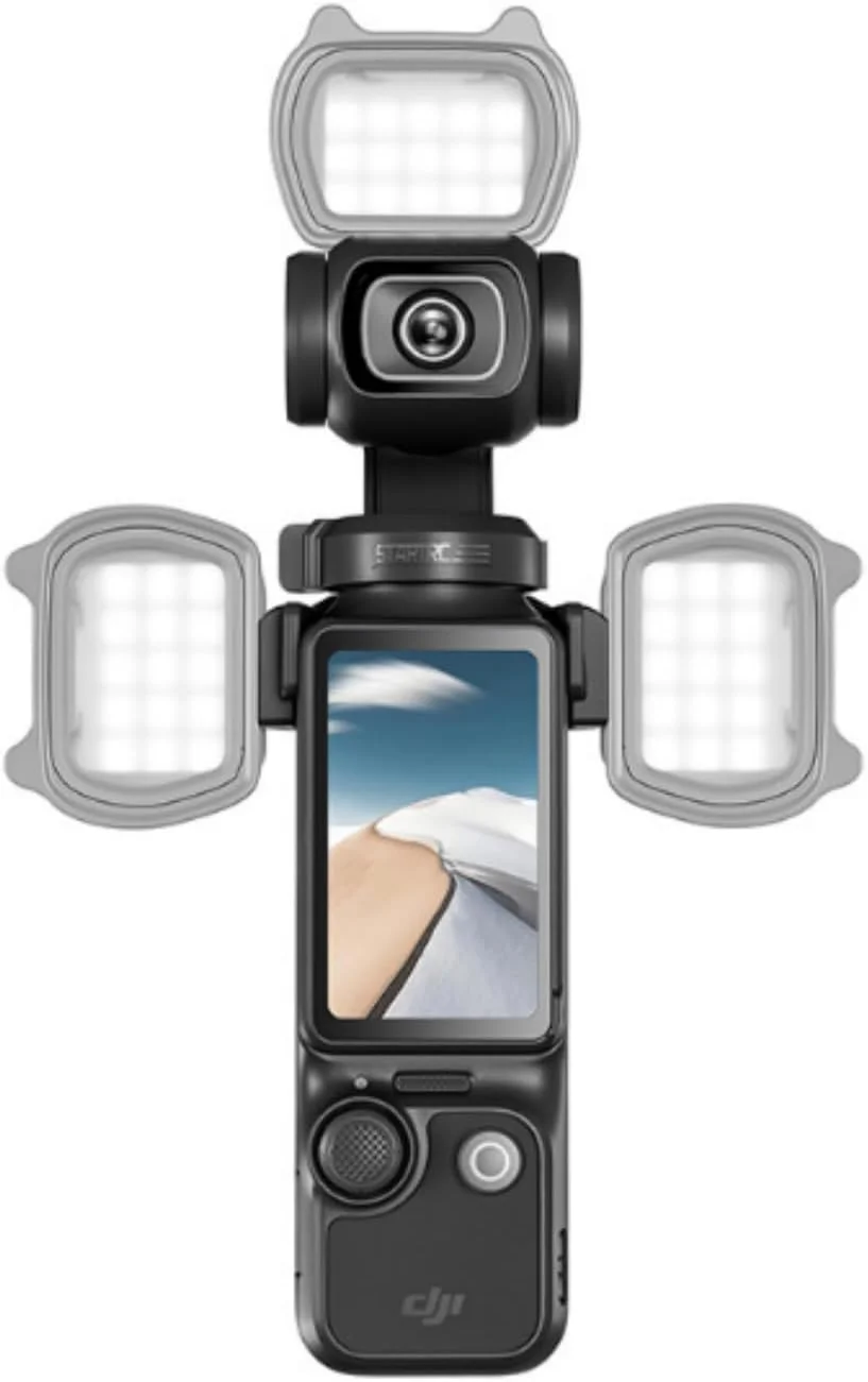 نور پرکننده مغناطیسی SKEIDO برای Pocket 3، چراغ های LED سه رنگ قابل تنظیم، گیره تلفن همراه، لامپ برای لوازم جانبی دوربین DJI Osmo Pocket 3