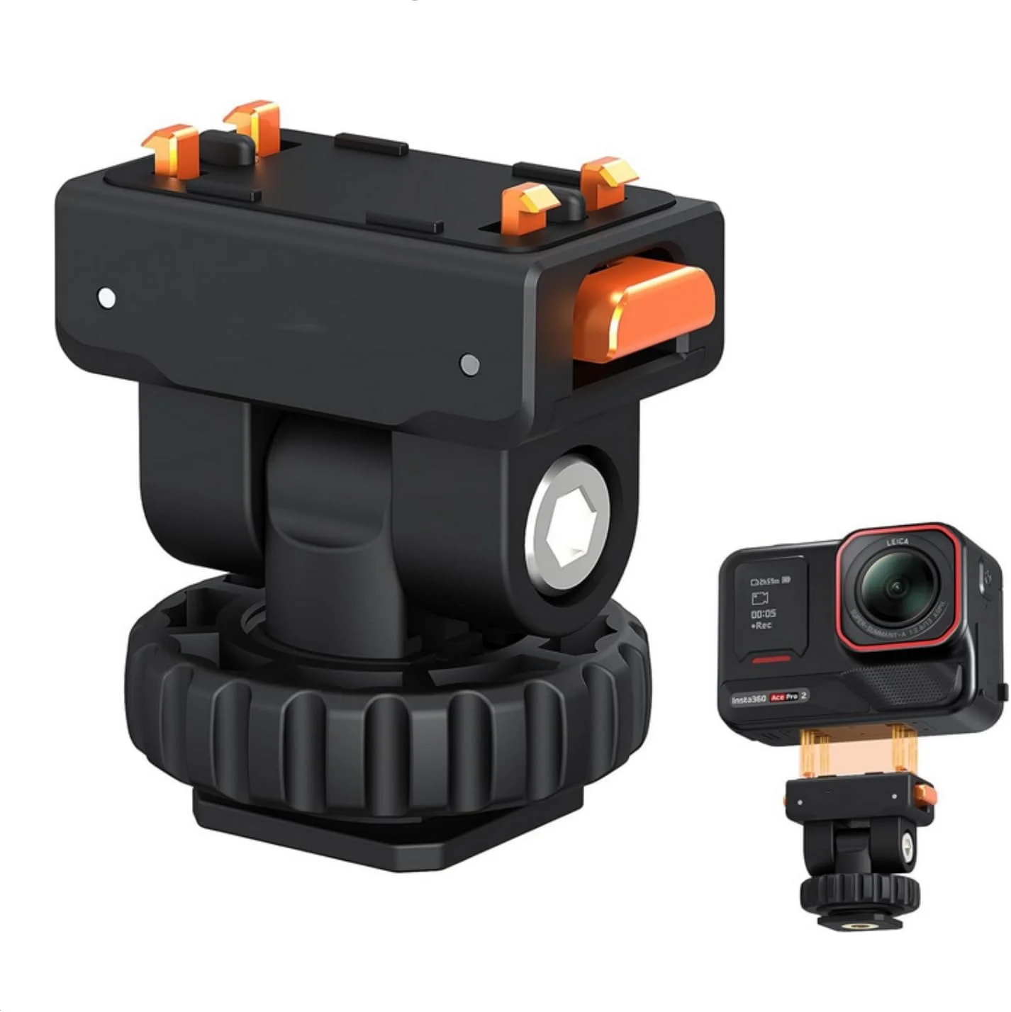 آداپتور کفشک سرد مغناطیسی سریع جهانی SKEIDO با قابلیت تنظیم شیب 180 درجه برای دوربین های Insta360 X5/X4/X3/ACE PRO/ACE PRO2 DSLR و سه پایه با براکت 1/4 اینچی