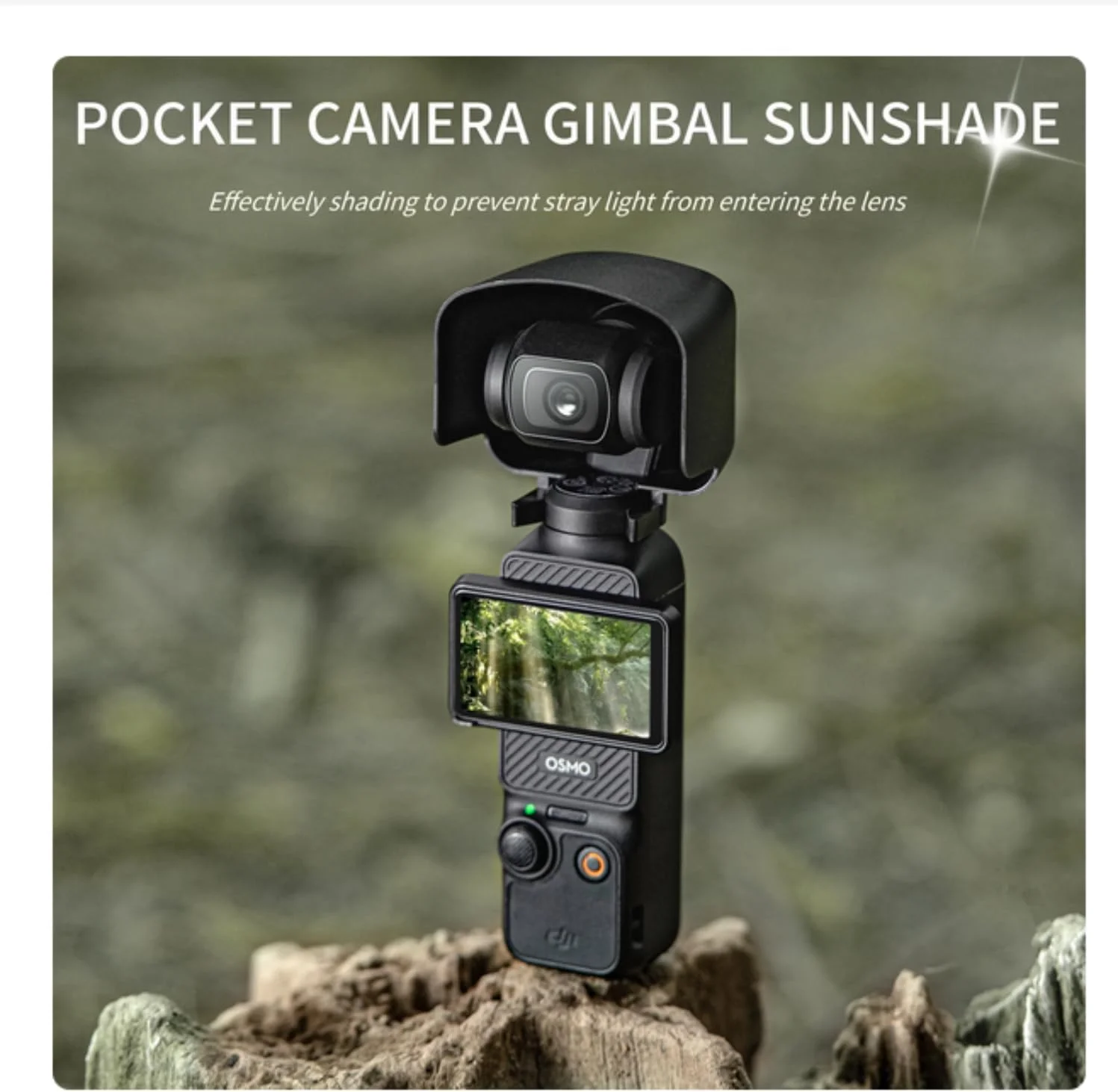 آفتابگیر لنز و محافظ گیمبال دوربین DJI Osmo Pocket 3 مدل SKEIDO آفتابگیر لنز و محافظ گیمبال دوربین DJI Osmo Pocket 3 مدل SKEIDO