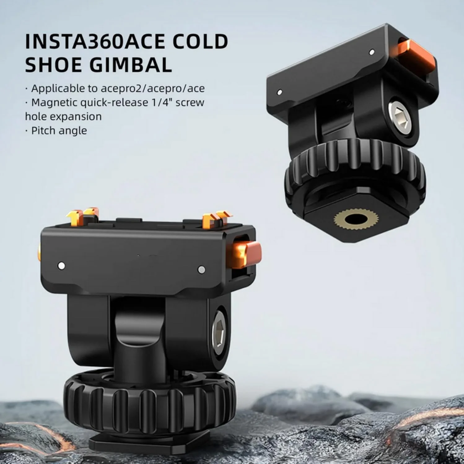 آداپتور کفشک سرد مغناطیسی سریع جهانی SKEIDO با قابلیت تنظیم شیب 180 درجه برای دوربین های Insta360 X5/X4/X3/ACE PRO/ACE PRO2 DSLR و سه پایه با براکت 1/4 اینچی آداپتور کفشک سرد مغناطیسی سریع جهانی SKEIDO با قابلیت تنظیم شیب 180 درجه برای دوربین های Insta360 X5/X4/X3/ACE PRO/ACE PRO2 DSLR و سه پایه با براکت 1/4 اینچی