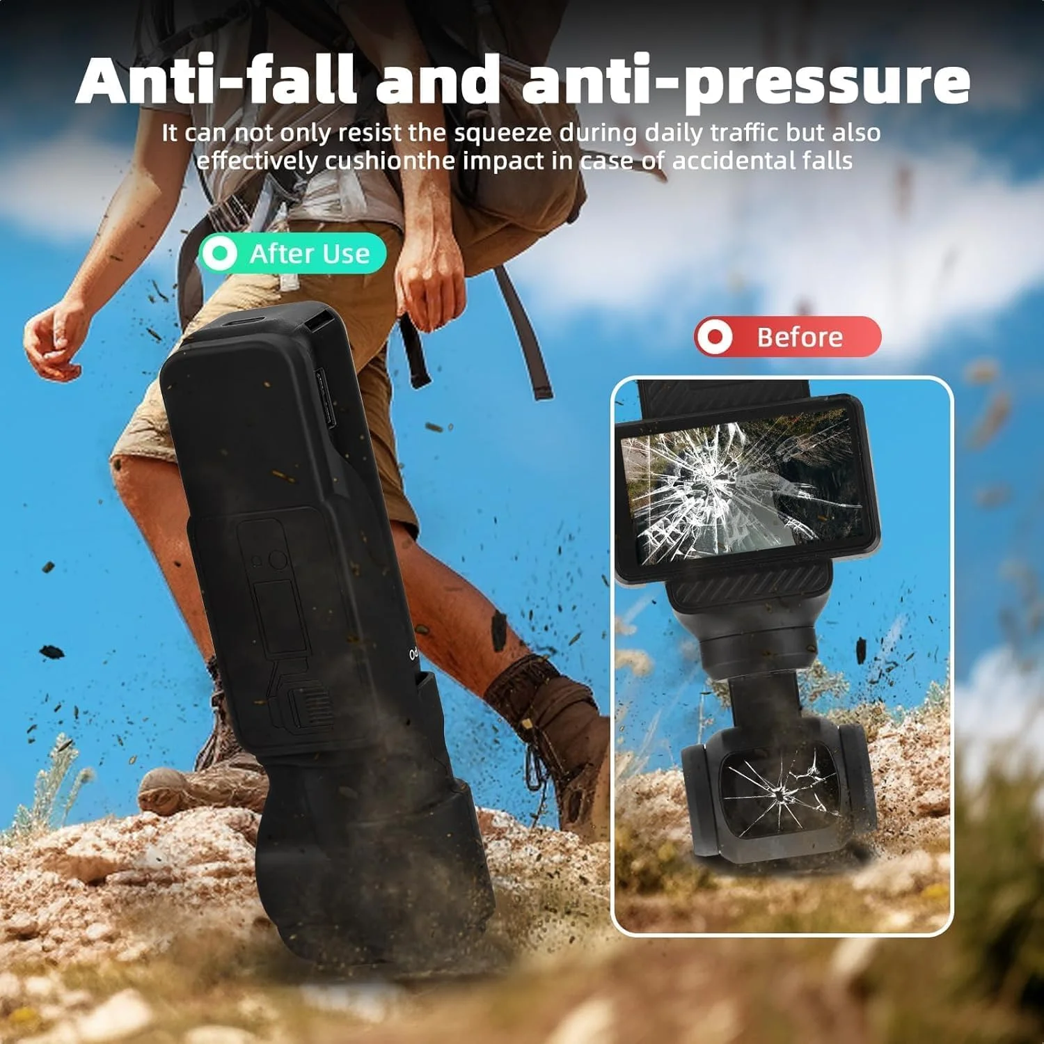 محافظ یکپارچه دوربین DJI Osmo Pocket 3، محافظ لنز و صفحه نمایش