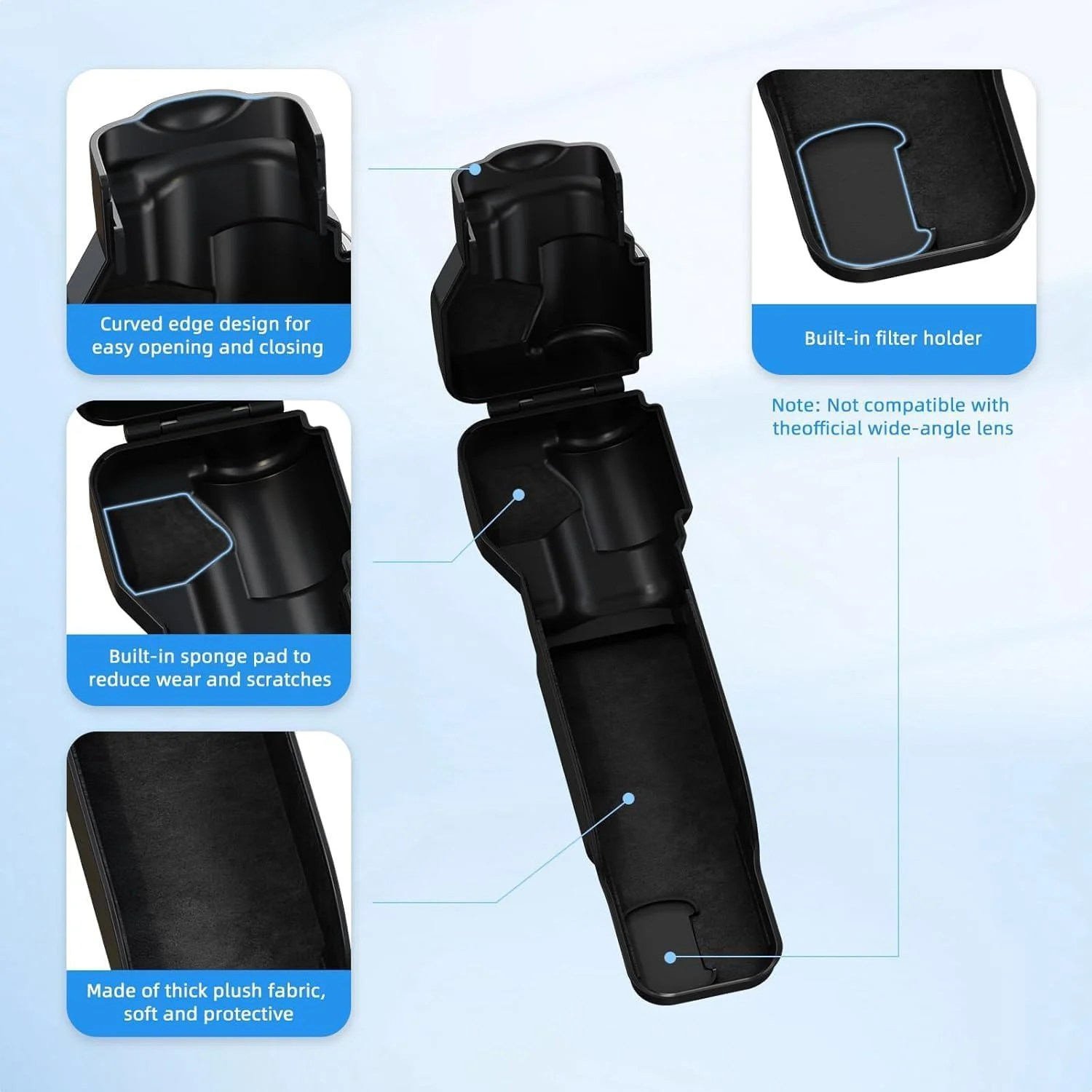 محافظ یکپارچه دوربین DJI Osmo Pocket 3، محافظ لنز و صفحه نمایش