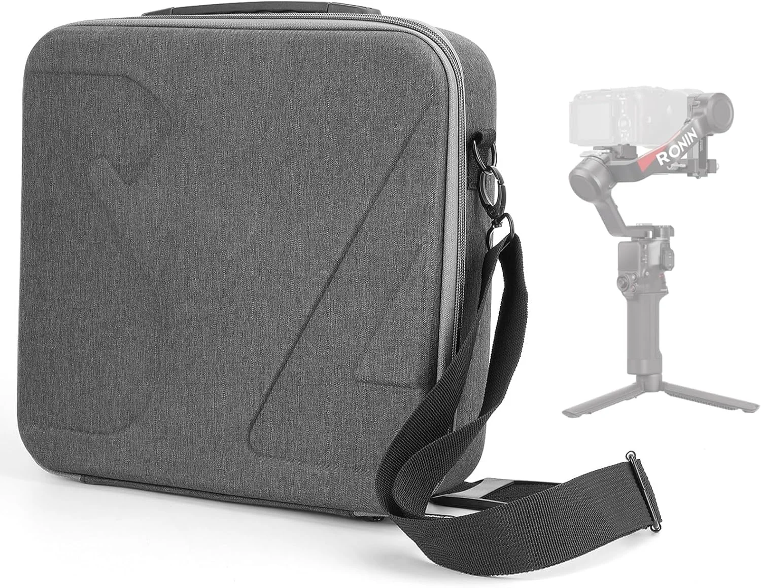 کیف حمل Skeido برای DJI RS 4، کیف شانه ای قابل حمل، چمدان سخت مسافرتی سازگار با تثبیت کننده گیمبال 3 محوره دستی DJI Ronin RS4 (برای RS4)