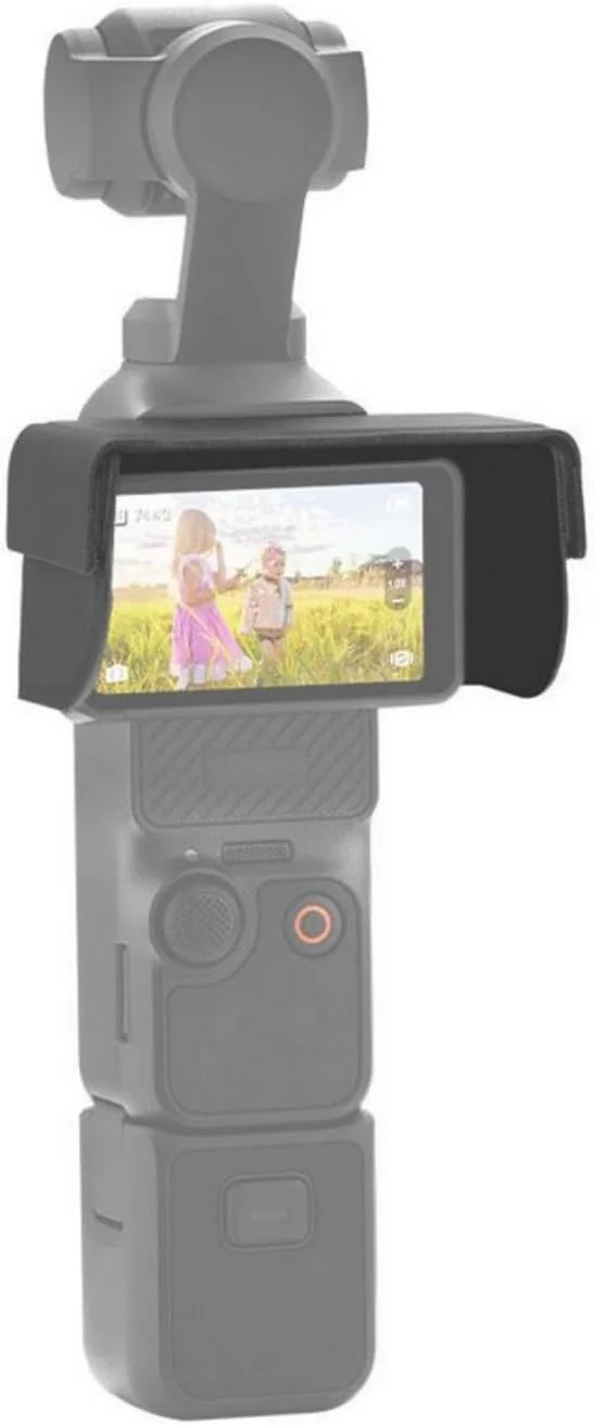 آفتابگیر SKEIDO برای DJI Osmo Pocket 3 مشکی، سبک وزن، سایه بان صفحه نمایش، پوشش کاهش نور خورشید، لوازم جانبی دوربین گیمبال دستی
