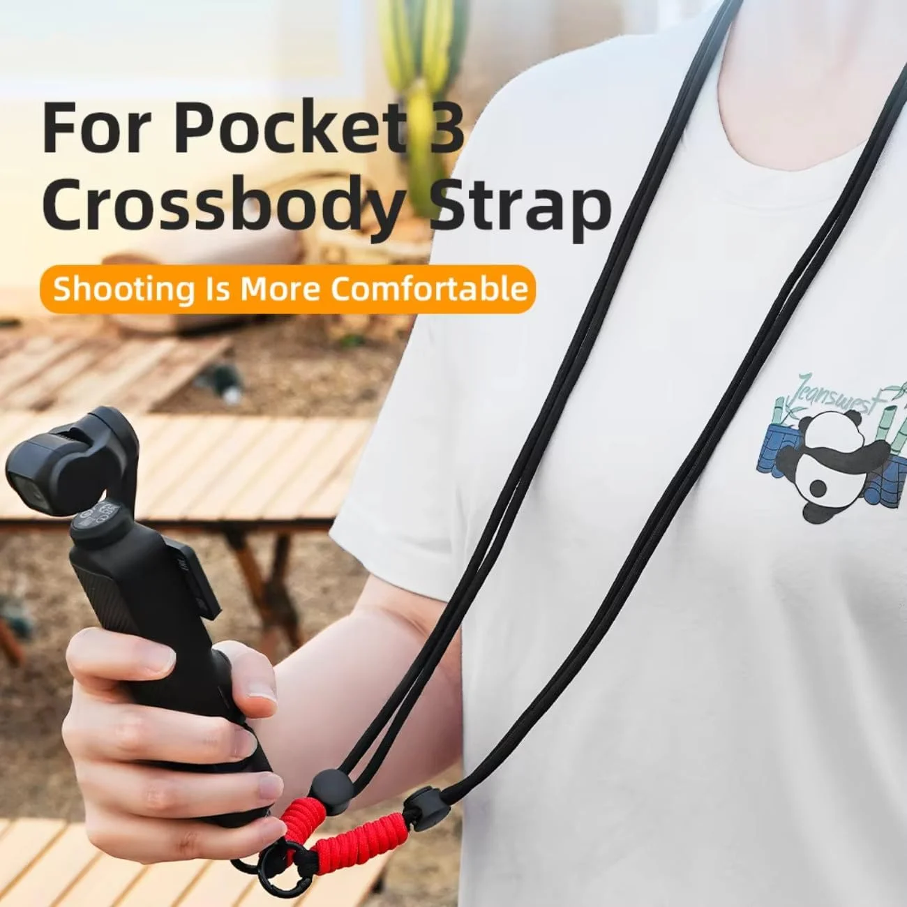 بند گردنی SKEIDO برای DJI OSMO Pocket 3 ضد گم شدن با پیچ 1/4، سازگار با دوربین گیمبال دستی Pocket 3، لوازم جانبی محافظ بند گردنی SKEIDO برای DJI OSMO Pocket 3 ضد گم شدن با پیچ 1/4، سازگار با دوربین گیمبال دستی Pocket 3، لوازم جانبی محافظ