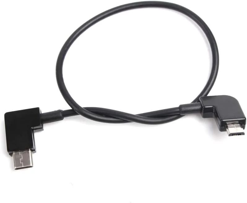 کابل اتصال 30 سانتی متری SKEIDO سازگار با DJI OSMO Pocket، کابل تبدیل Type-C به Micro USB، لوازم جانبی گیمبال