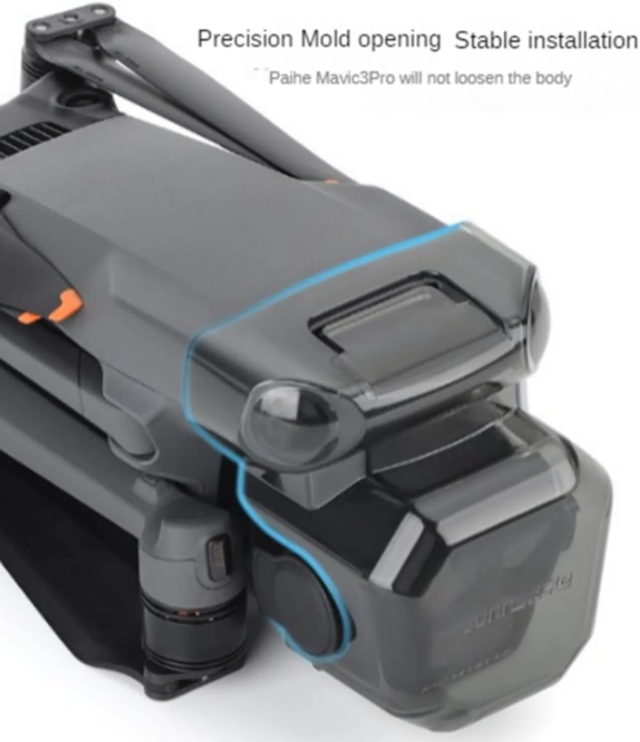 محافظ یکپارچه لنز دوربین گیمبال SKEIDO Mavic 3 Pro سازگار با لوازم جانبی پهپاد DJI Mavic3 Pro