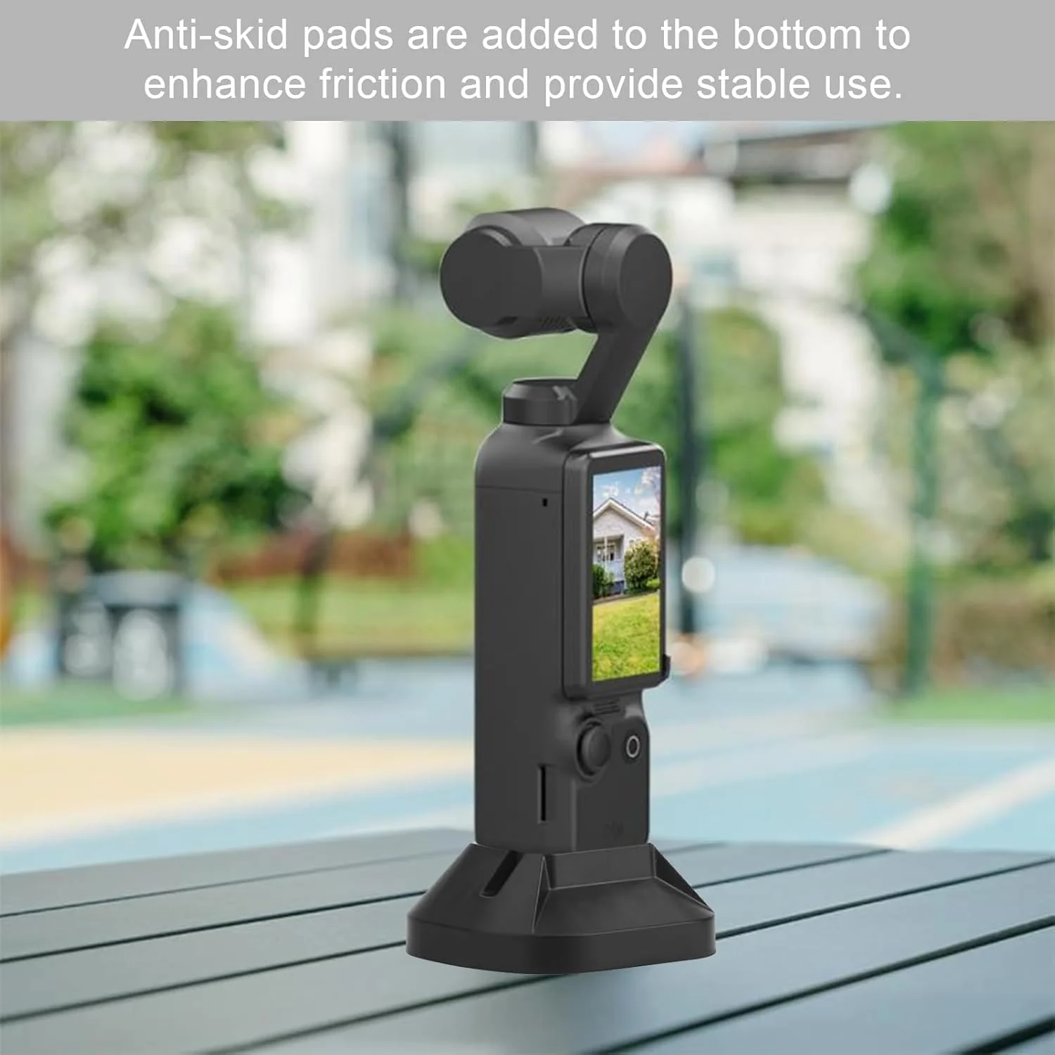 پایه رومیزی ضد لغزش SKEIDO برای DJI Osmo Pocket 3 – پایه گیمبال ایمن با پد ضد لغزش و دسترسی به شارژ (7.1×7×2.9 سانتی متر) پایه رومیزی ضد لغزش SKEIDO برای DJI Osmo Pocket 3 – پایه گیمبال ایمن با پد ضد لغزش و دسترسی به شارژ (7.1×7×2.9 سانتی متر)