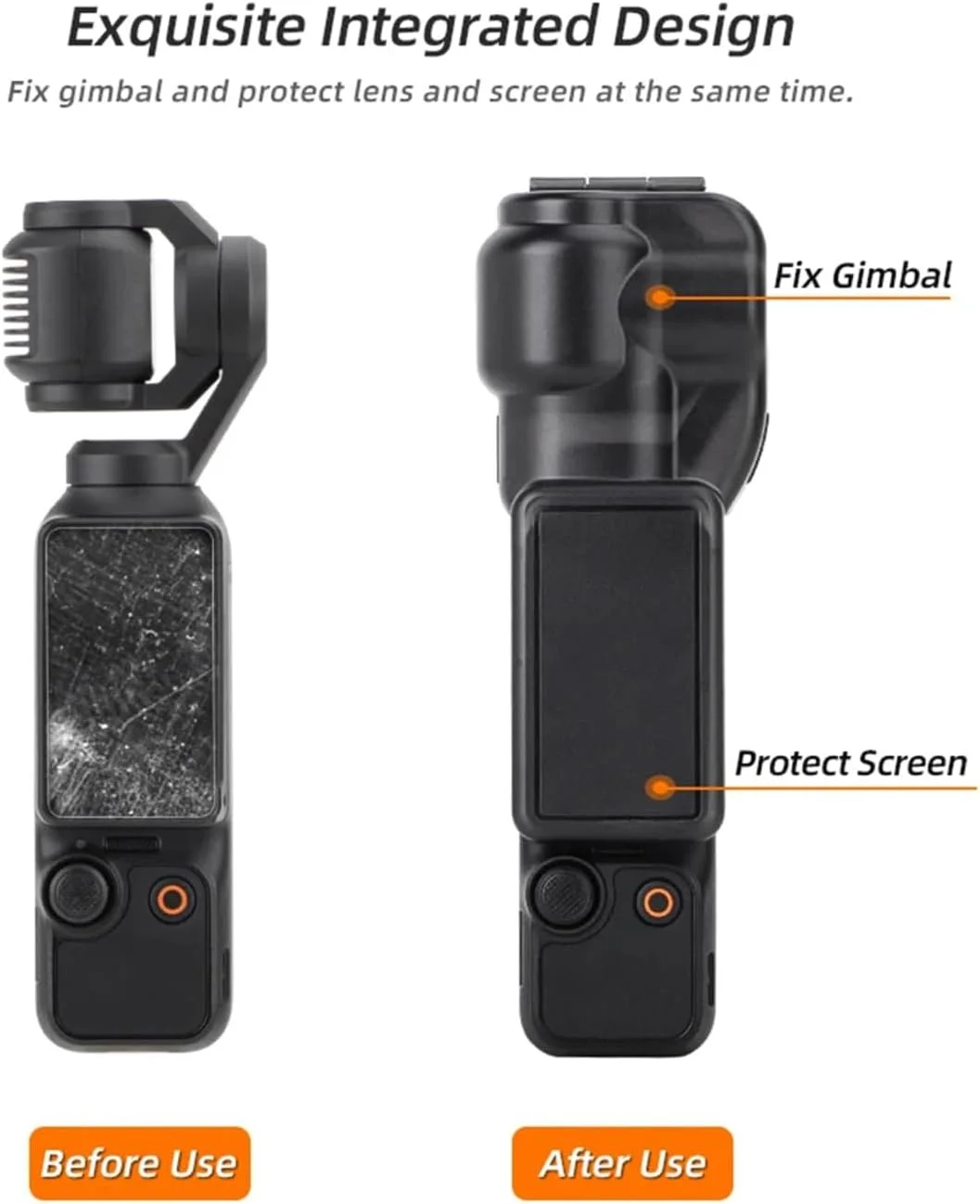 محافظ لنز و صفحه نمایش گیمبال SKEIDO برای DJI Osmo Pocket 3، قاب محافظ، پوشش گیمبال، کلاه محافظ لوازم جانبی دوربین سازگار با لوازم جانبی DJI Osmo Pocket 3 محافظ لنز و صفحه نمایش گیمبال SKEIDO برای DJI Osmo Pocket 3، قاب محافظ، پوشش گیمبال، کلاه محافظ لوازم جانبی دوربین سازگار با لوازم جانبی DJI Osmo Pocket 3