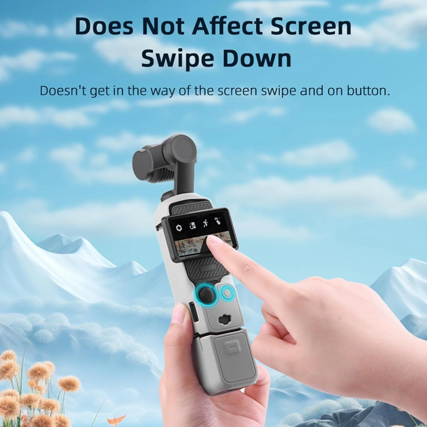 کیف سیلیکونی محافظ دوربین DJI OSMO Pocket 3 مدل SKEIDO به همراه درپوش لنز ضد خش و بند آویز کیف سیلیکونی محافظ دوربین DJI OSMO Pocket 3 مدل SKEIDO به همراه درپوش لنز ضد خش و بند آویز